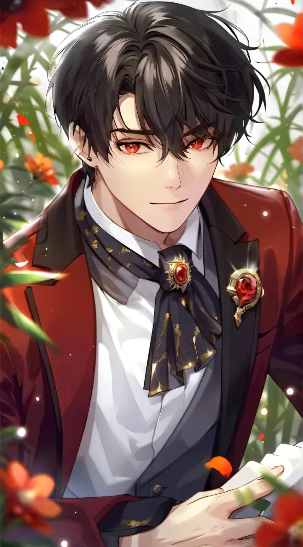 ai character: Krow background