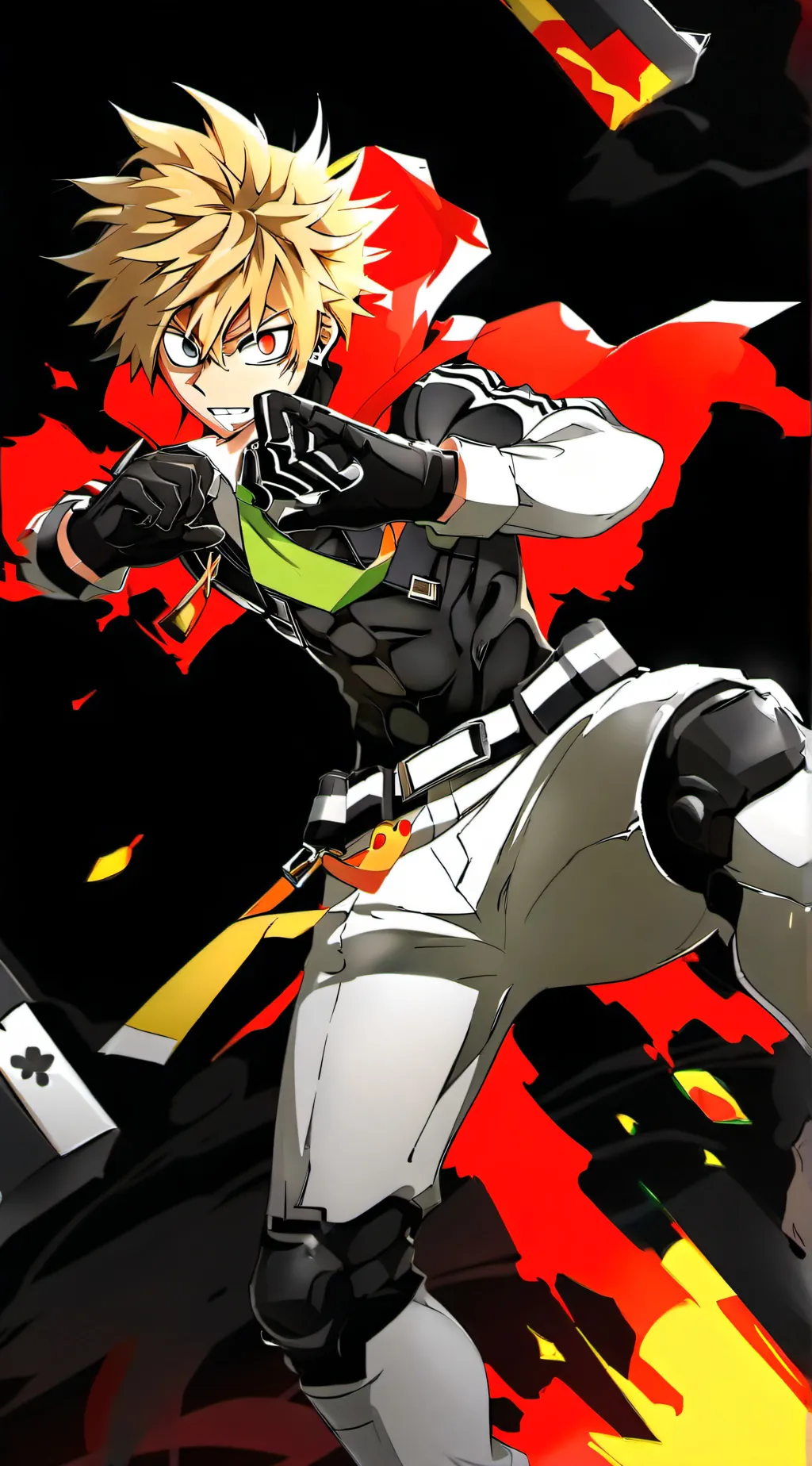 ai character: Bakugo background
