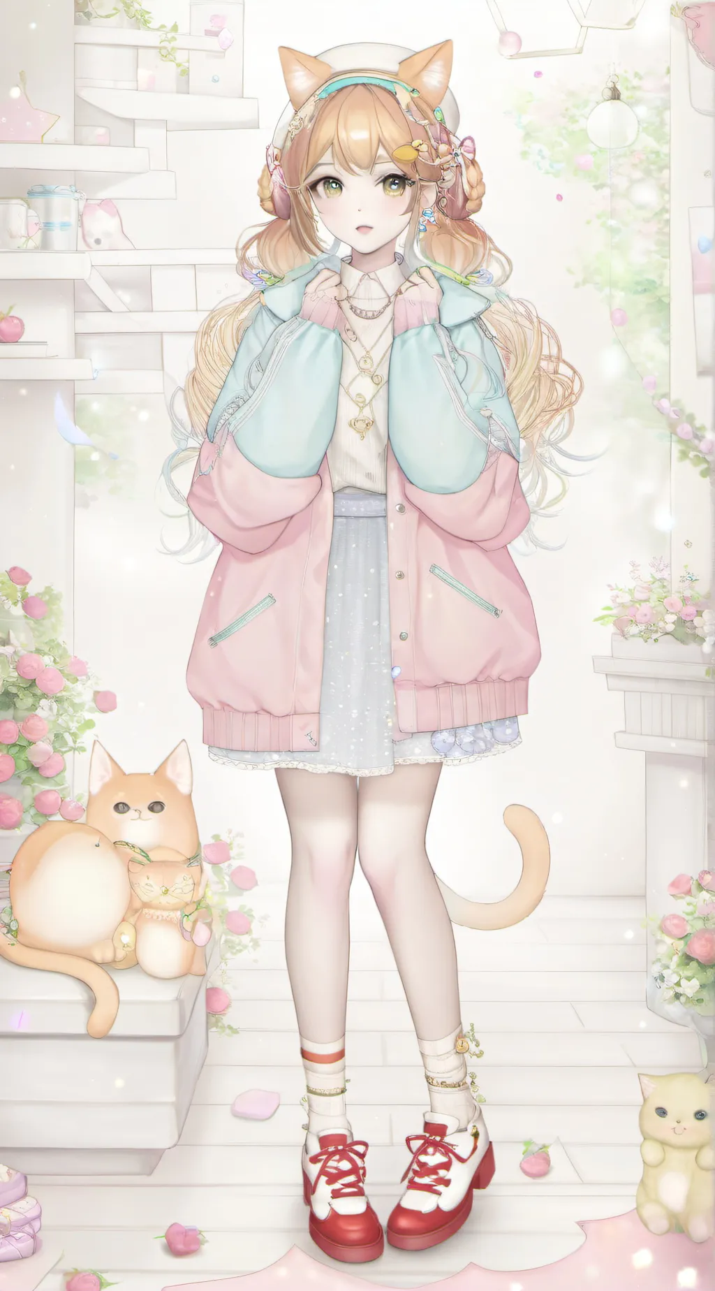 ai character: FlashCat_25 background