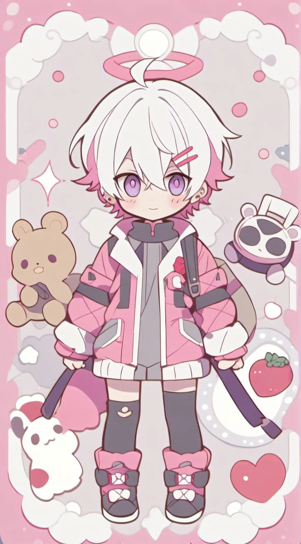 ai character: Jjk sleepover background