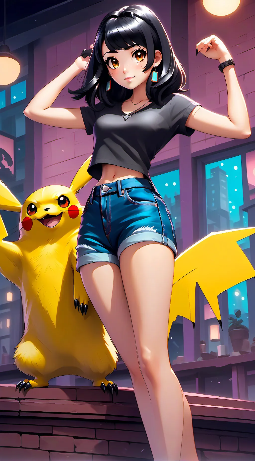 ai character: Pokemon UNIVERSE☆ background