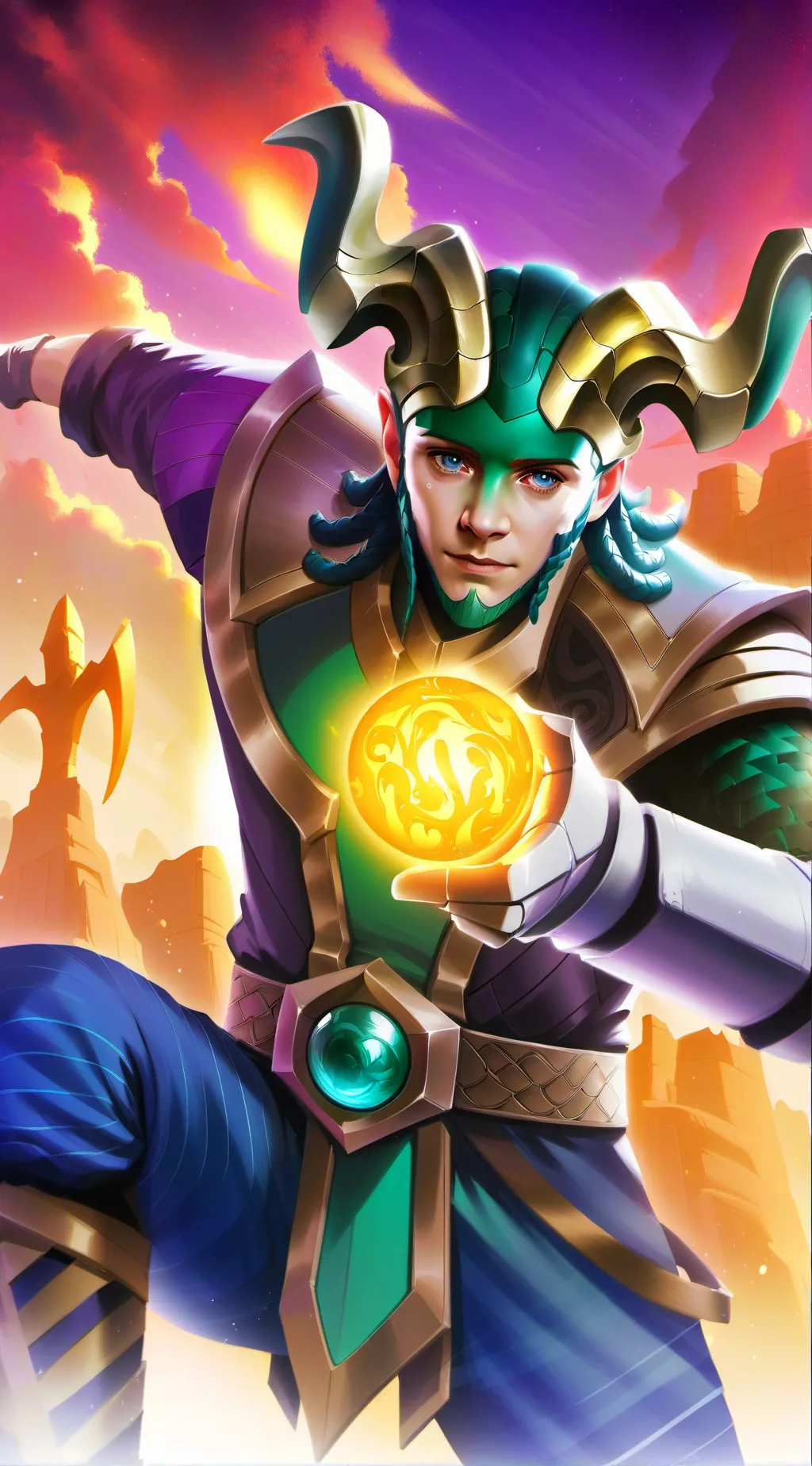 ai character: Avengers: Loki background