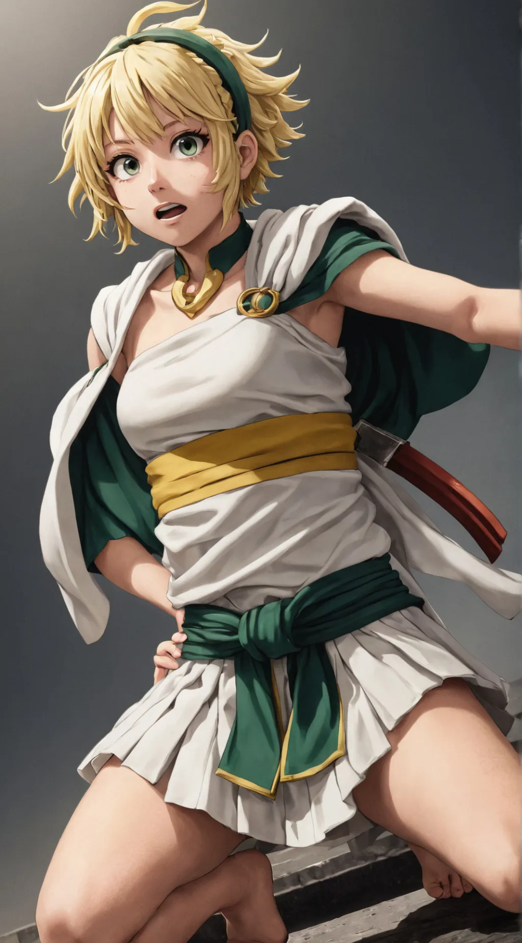 ai character: Toga background