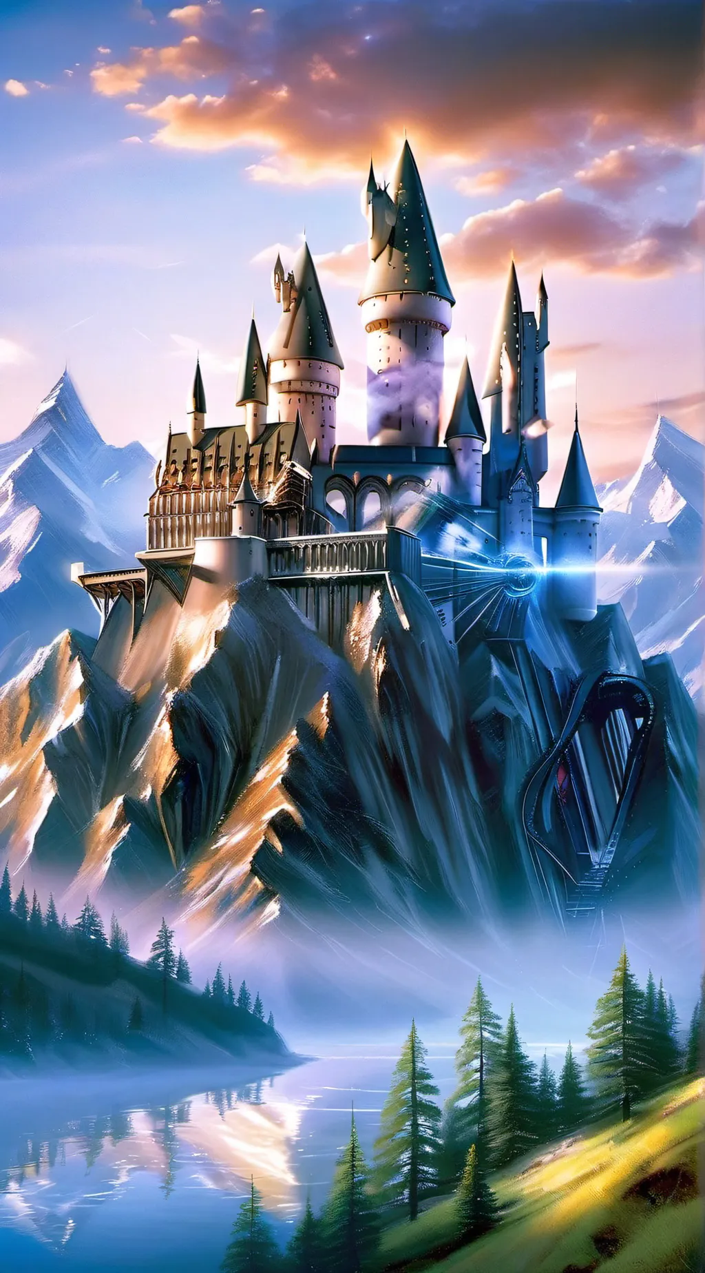 ai character: Hogwarts background