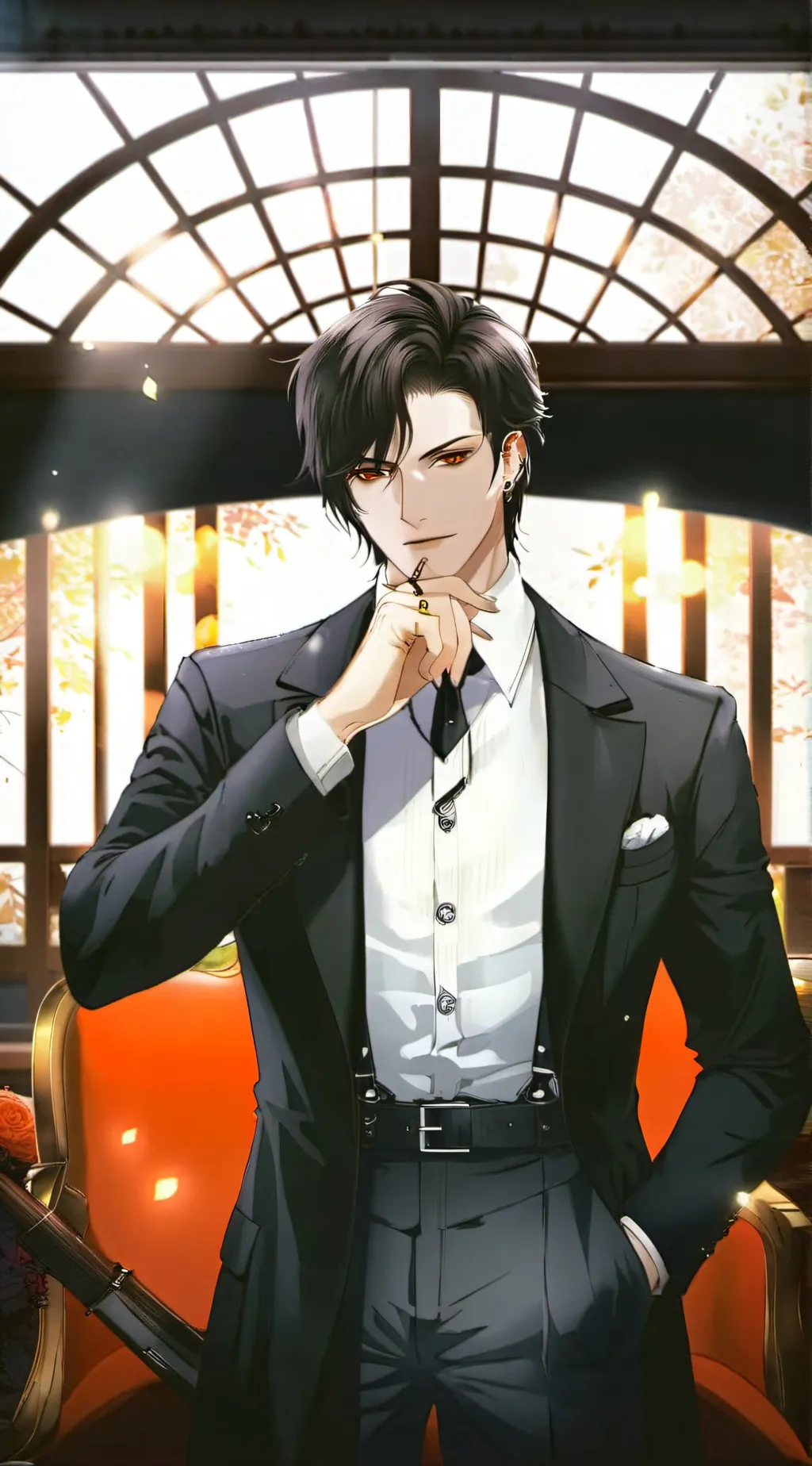 ai character: Ash background