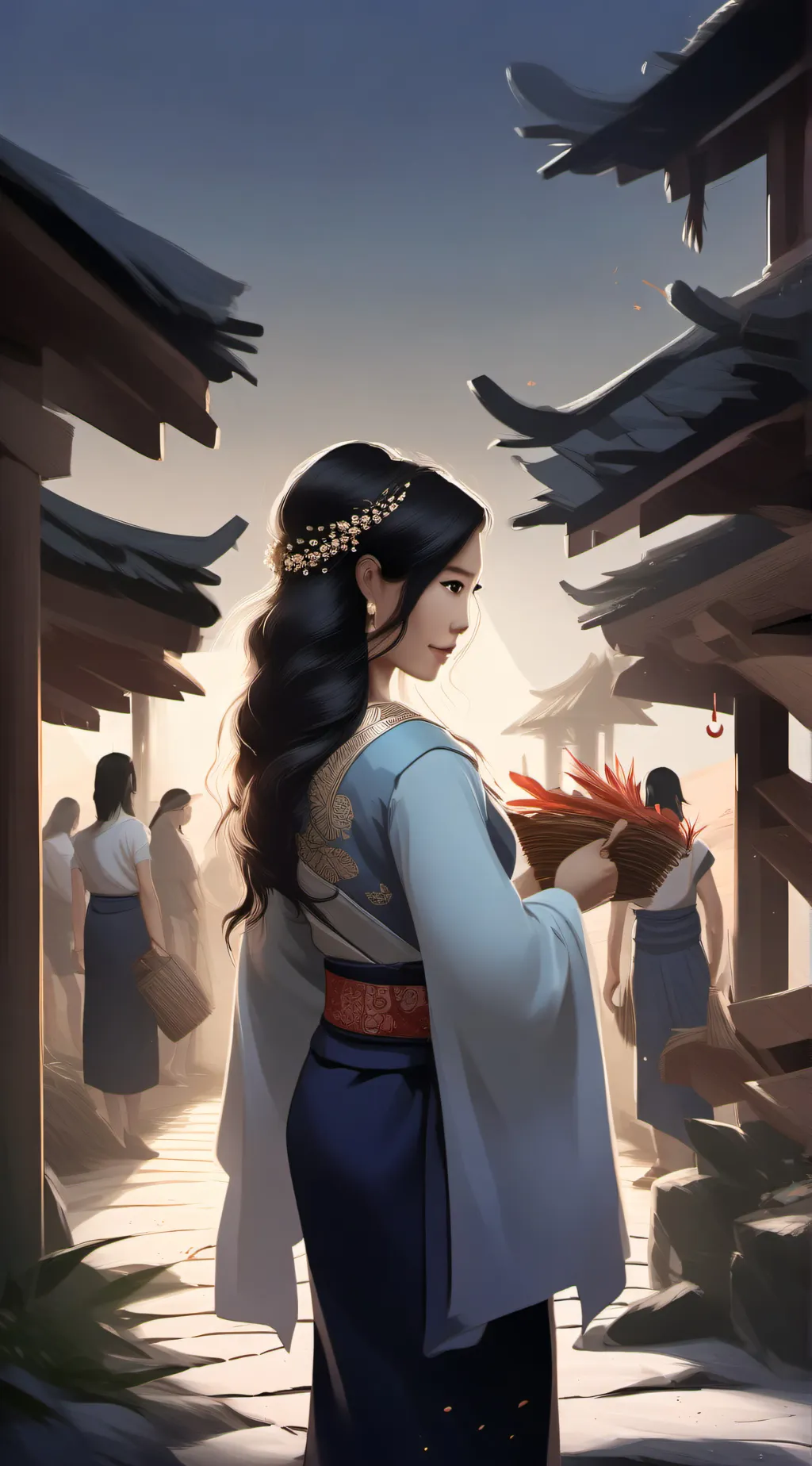 ai character: Nanay background