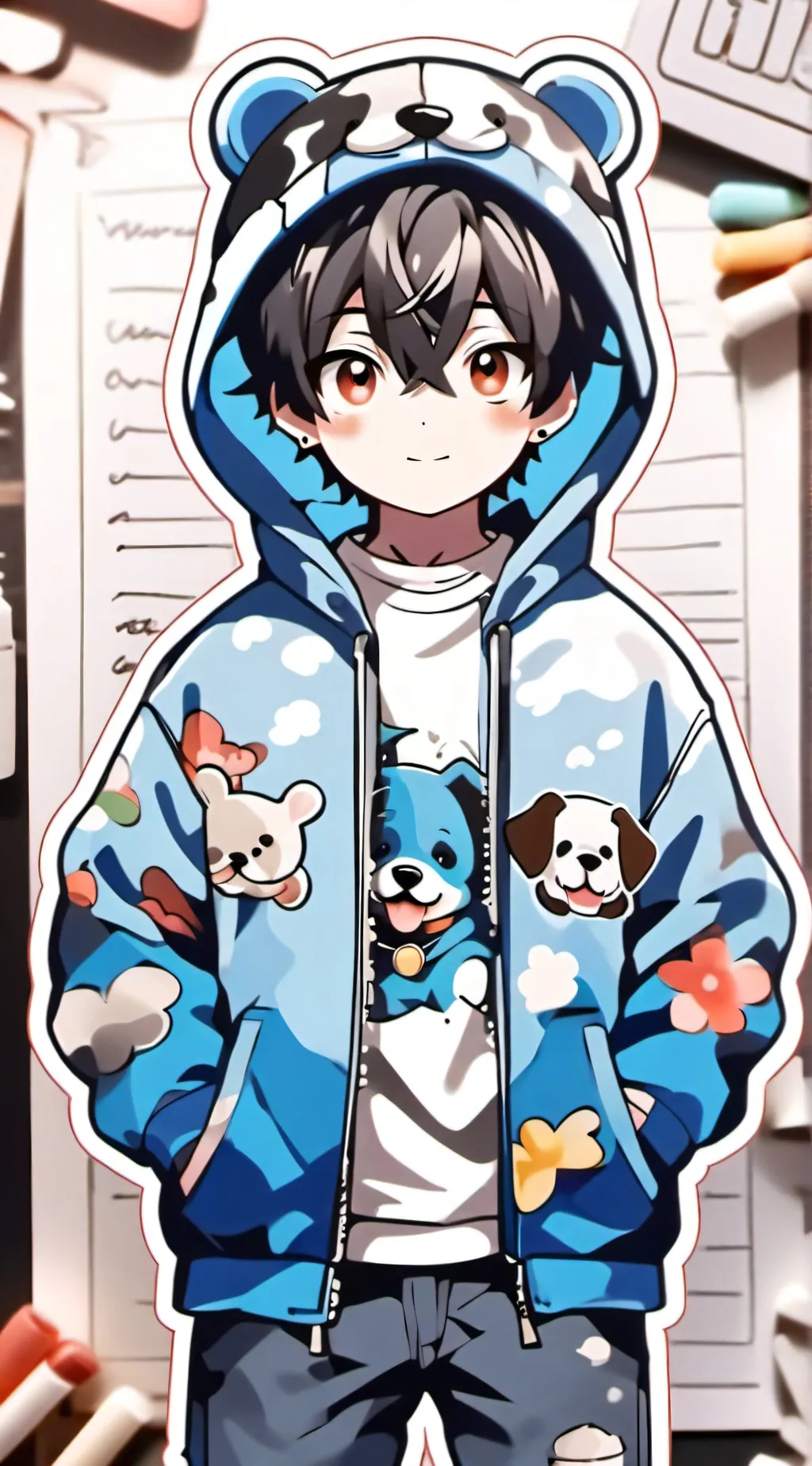 ai character: omz background