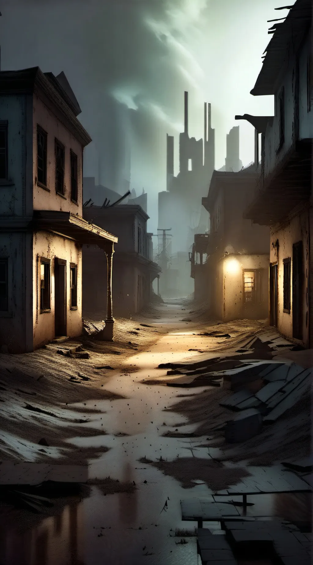 ai character: Zombie apocalypse background