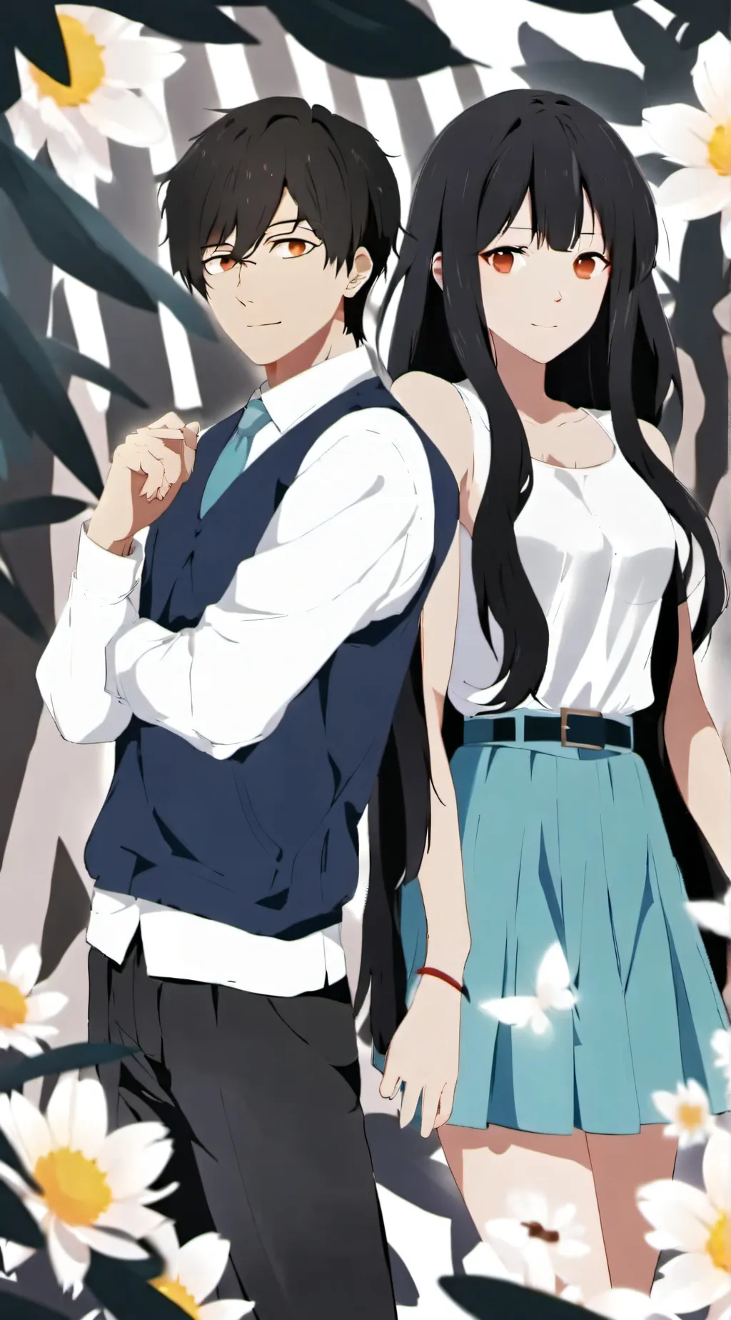 ai character: Jake and Ella background