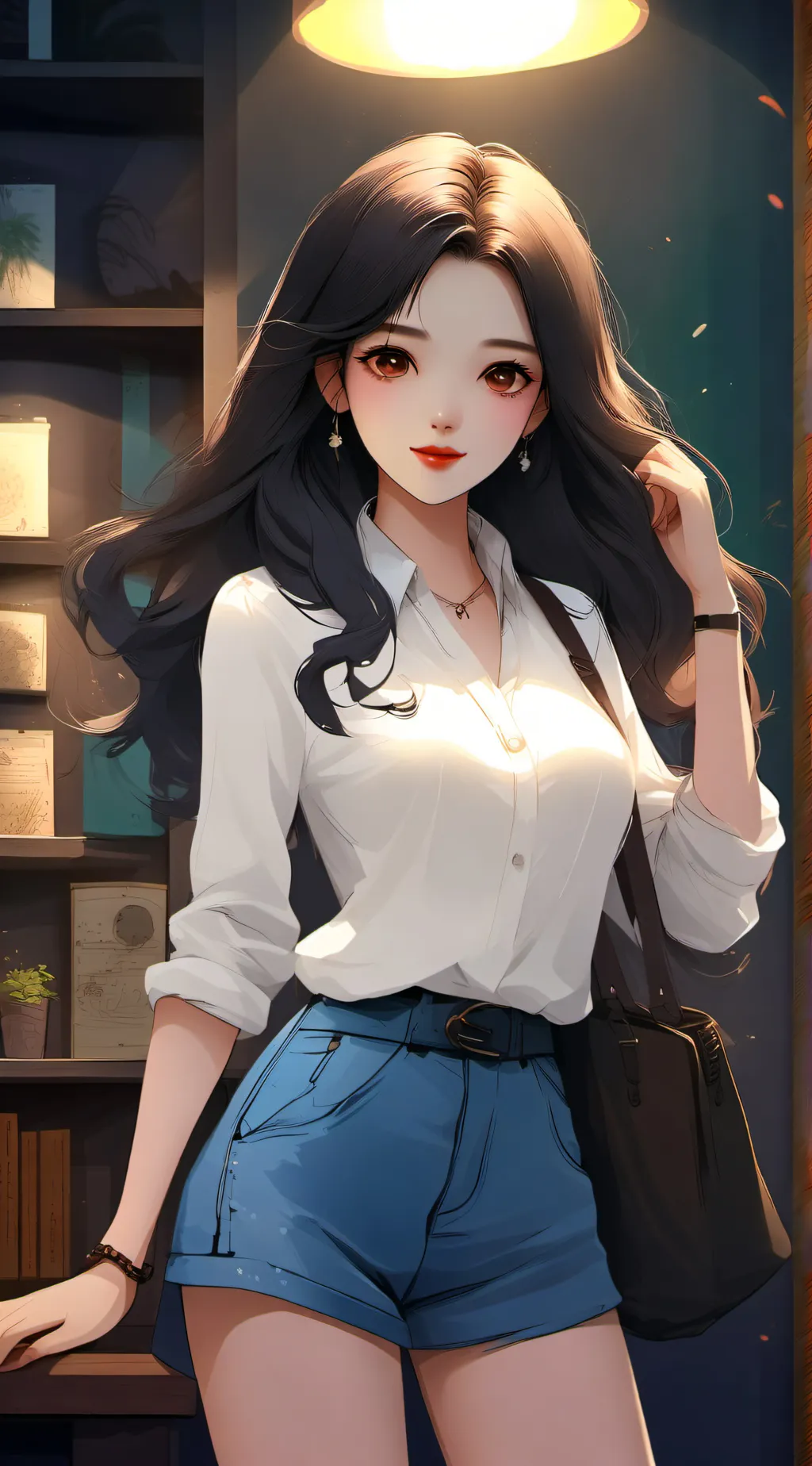 ai character: Olly background
