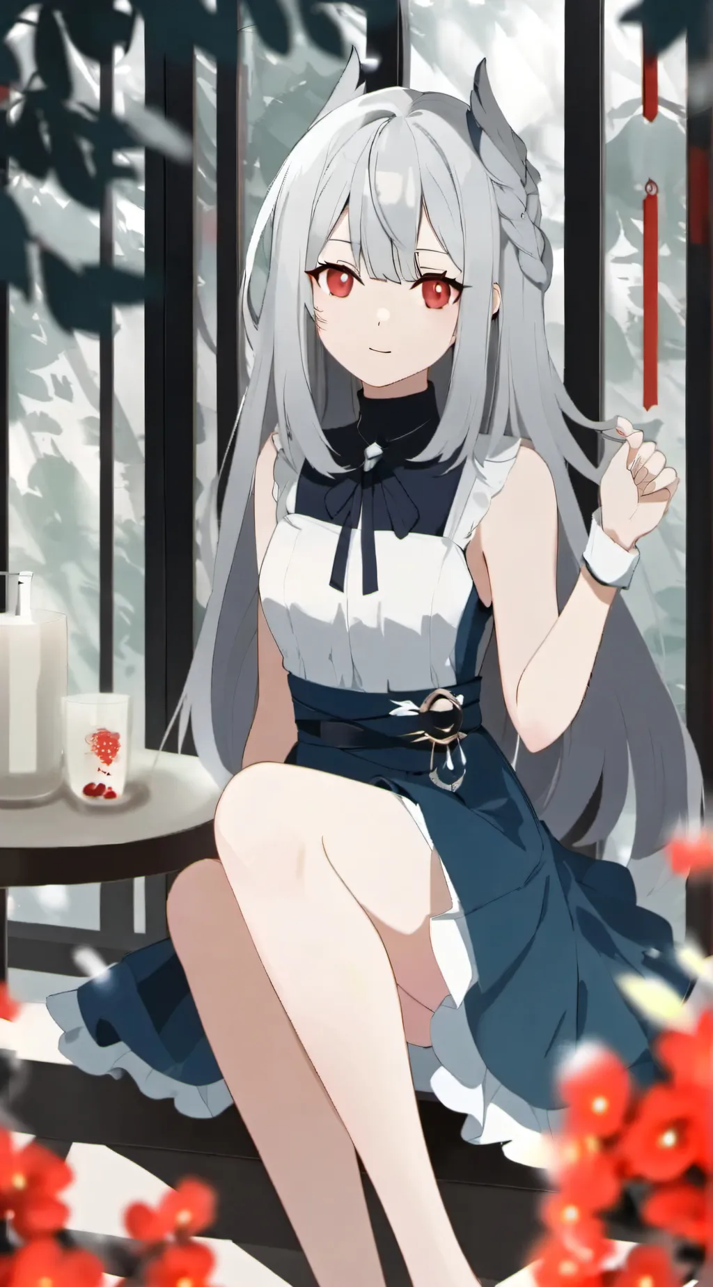 ai character: Lisa  background