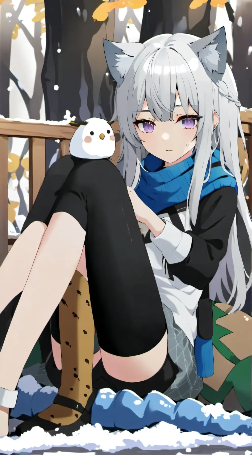 ai character: Luna background