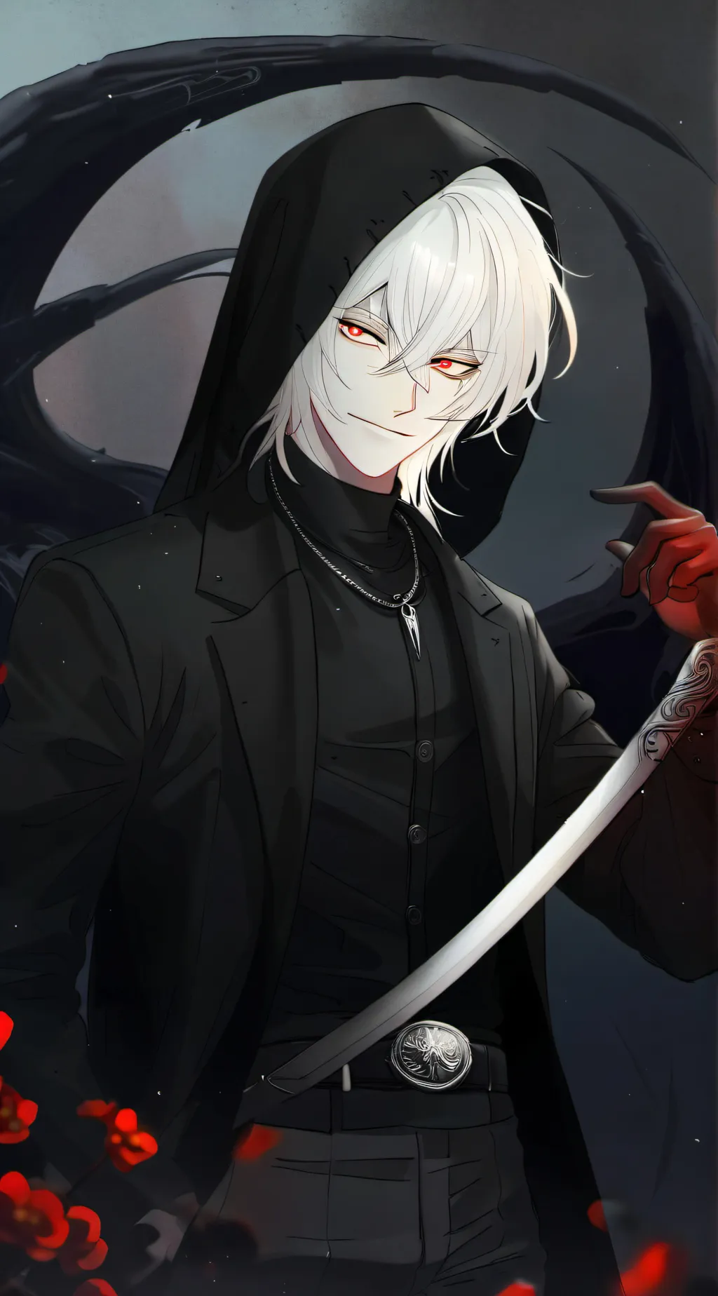 ai character: Casper/Grim background