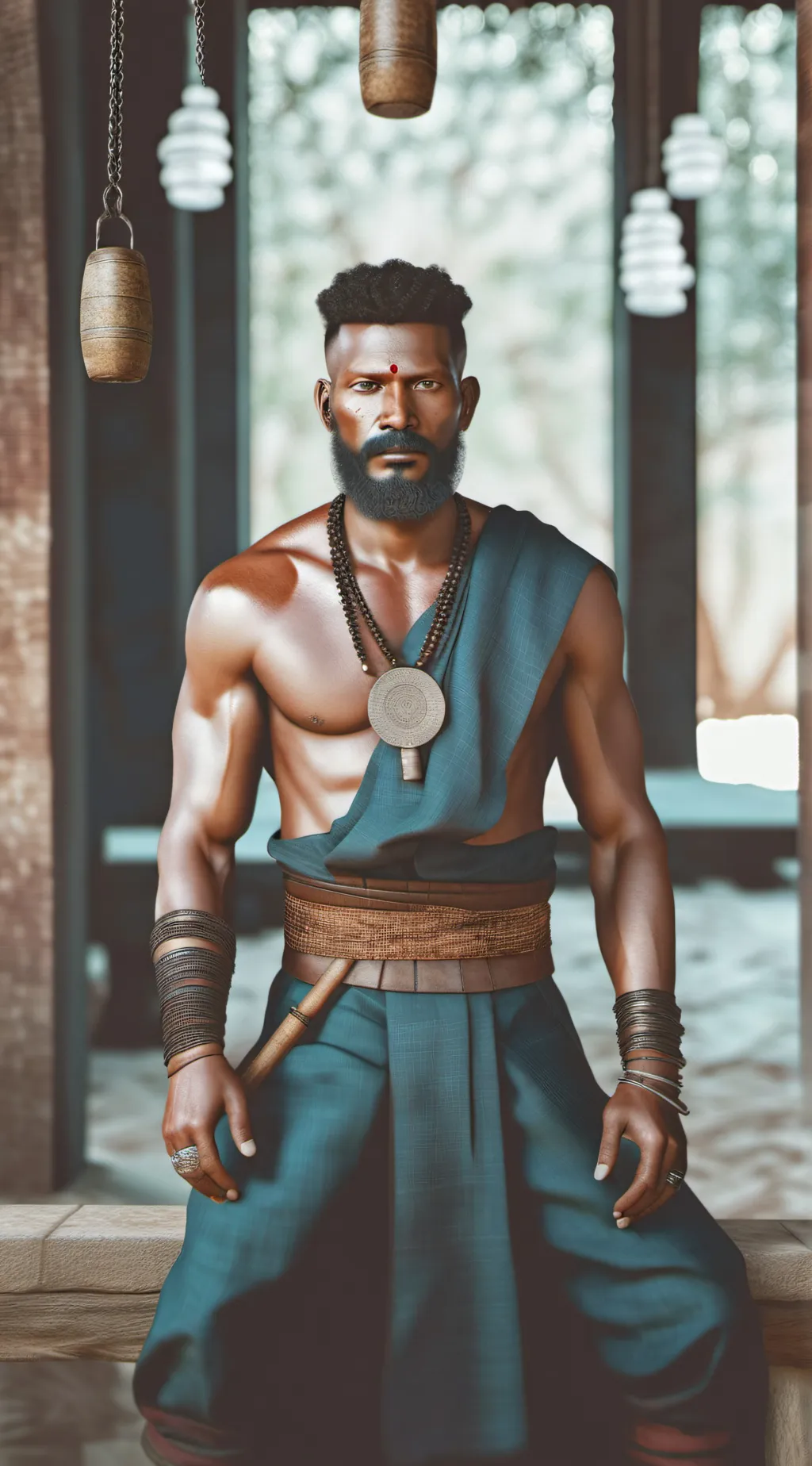 ai character: wakanda person  background