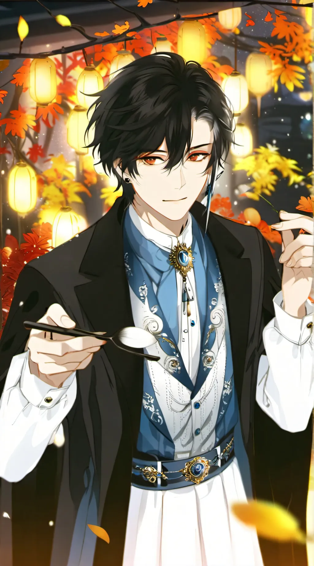 ai character: KNY new hashira  background