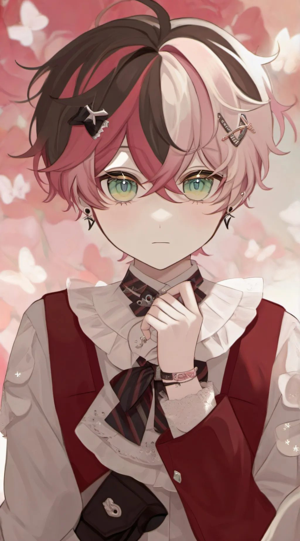 ai character: 🪷🌺OᒪIᐯᗴ~OᒪᒪIᗴ🫰🏻🩷💮 background