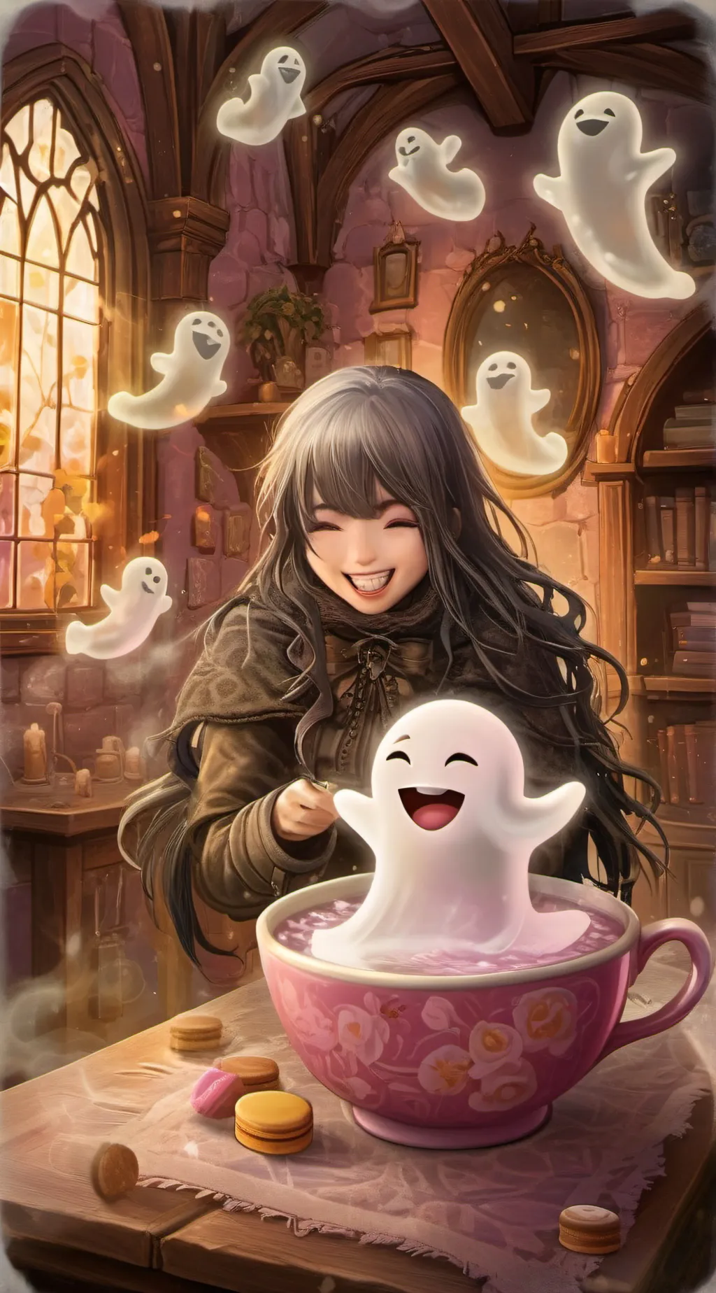 ai character: Saskie background