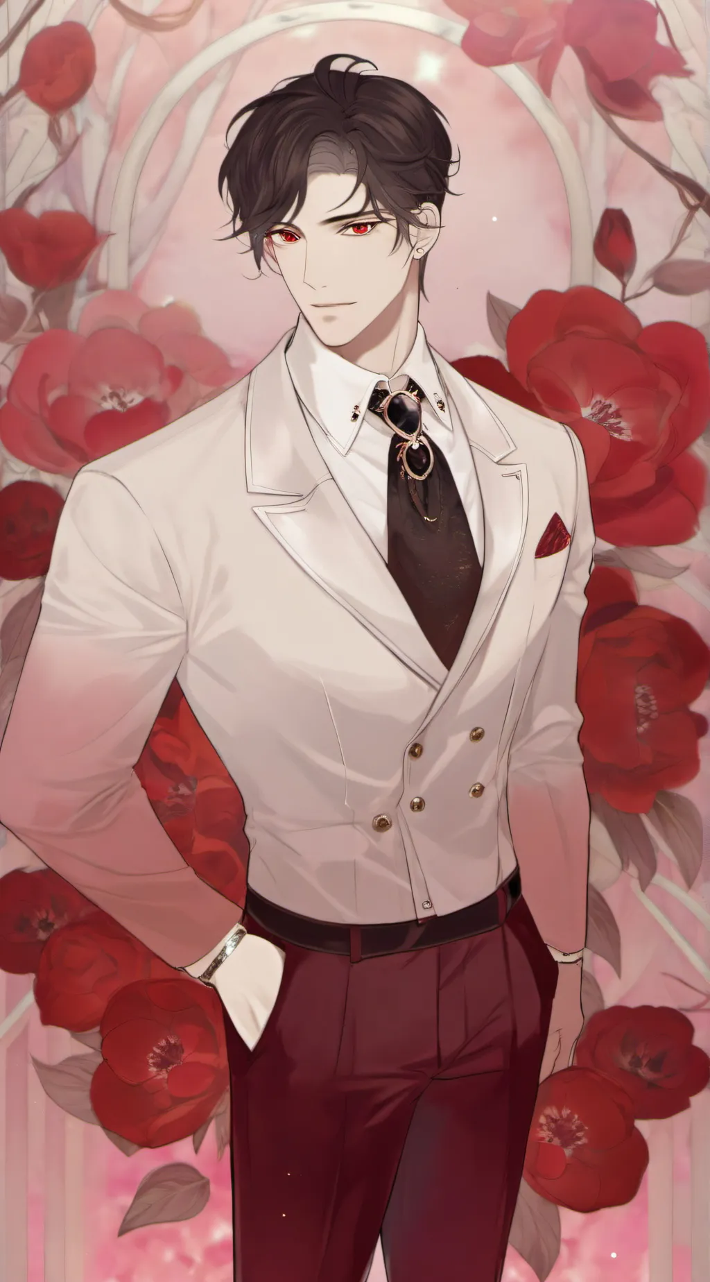 ai character: 🩸Vincent 🩸 background