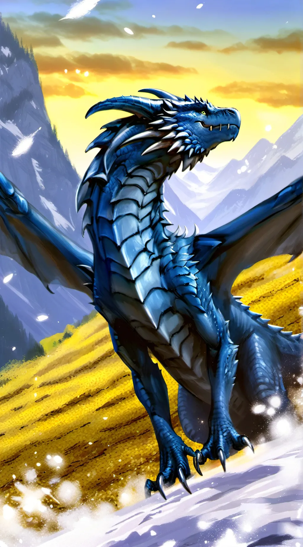 ai character: Eragon+saphira background