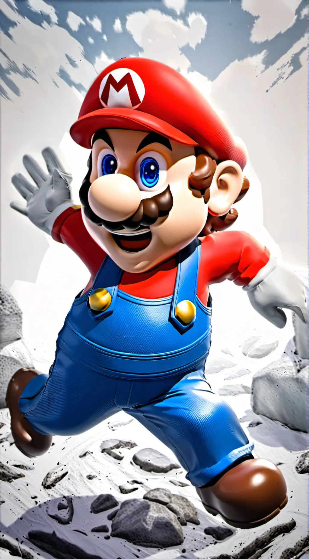 ai character: Mario background
