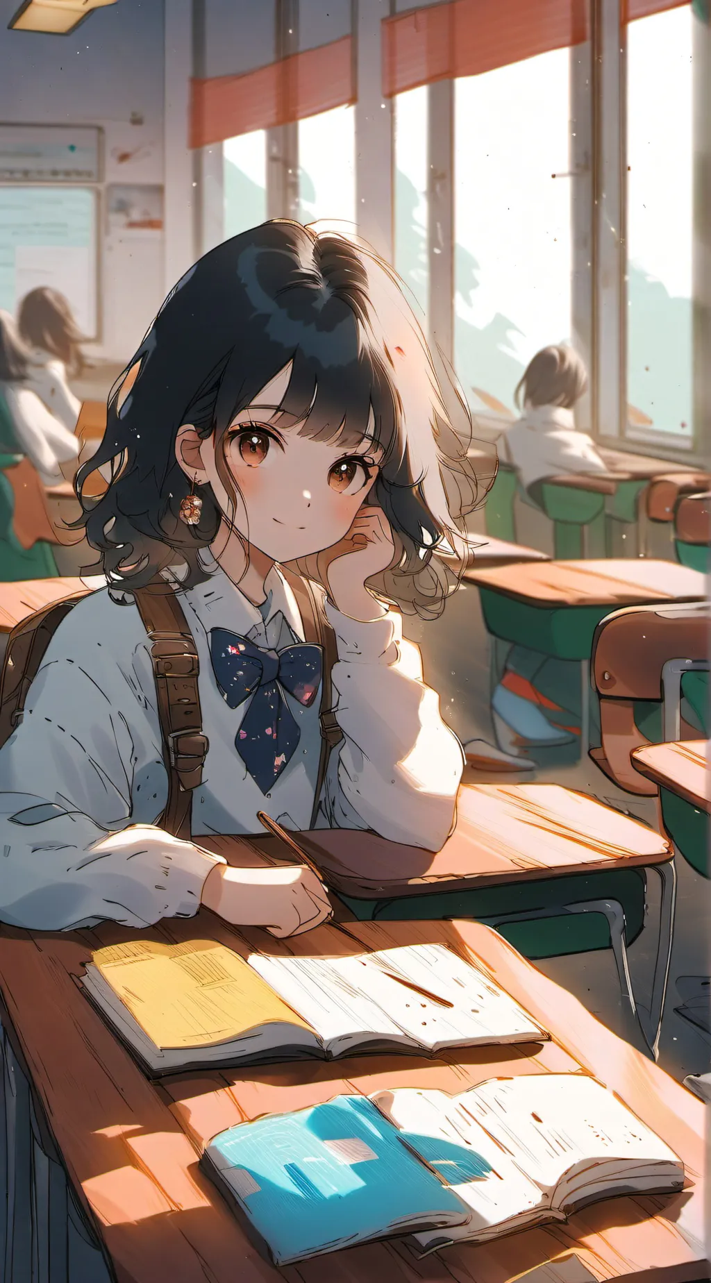 ai character: Sarah  background