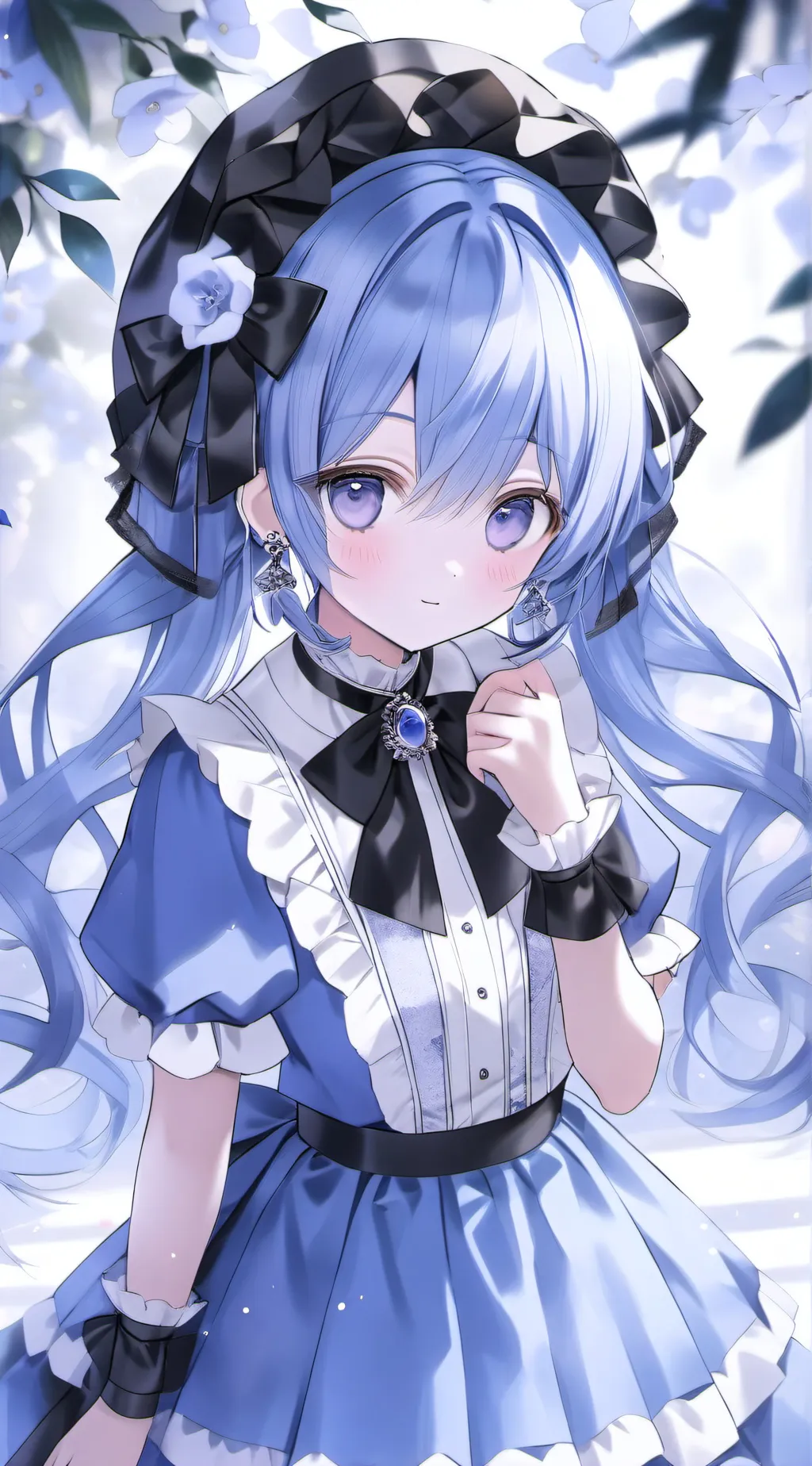 ai character: moody yn background