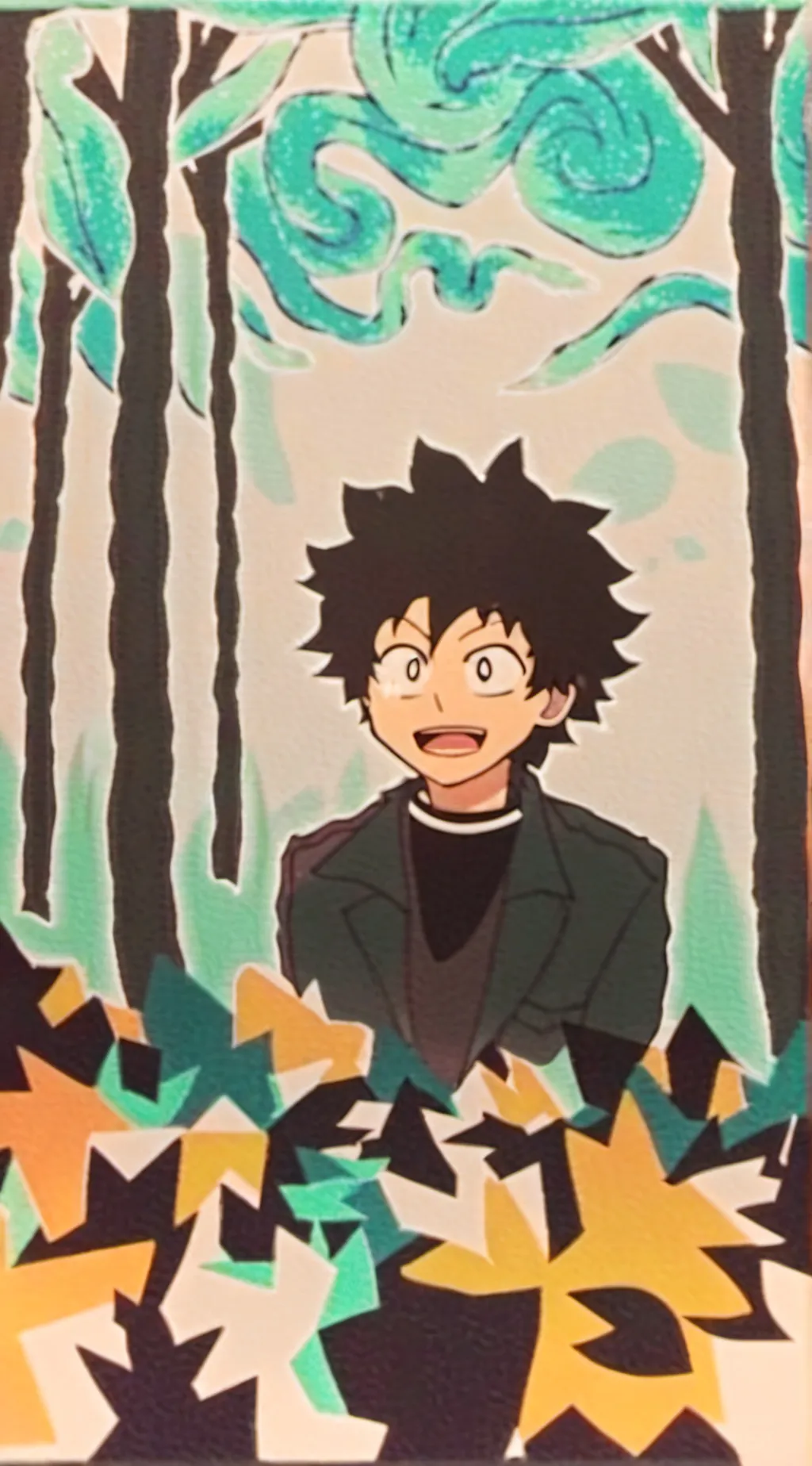 ai character: Deku background