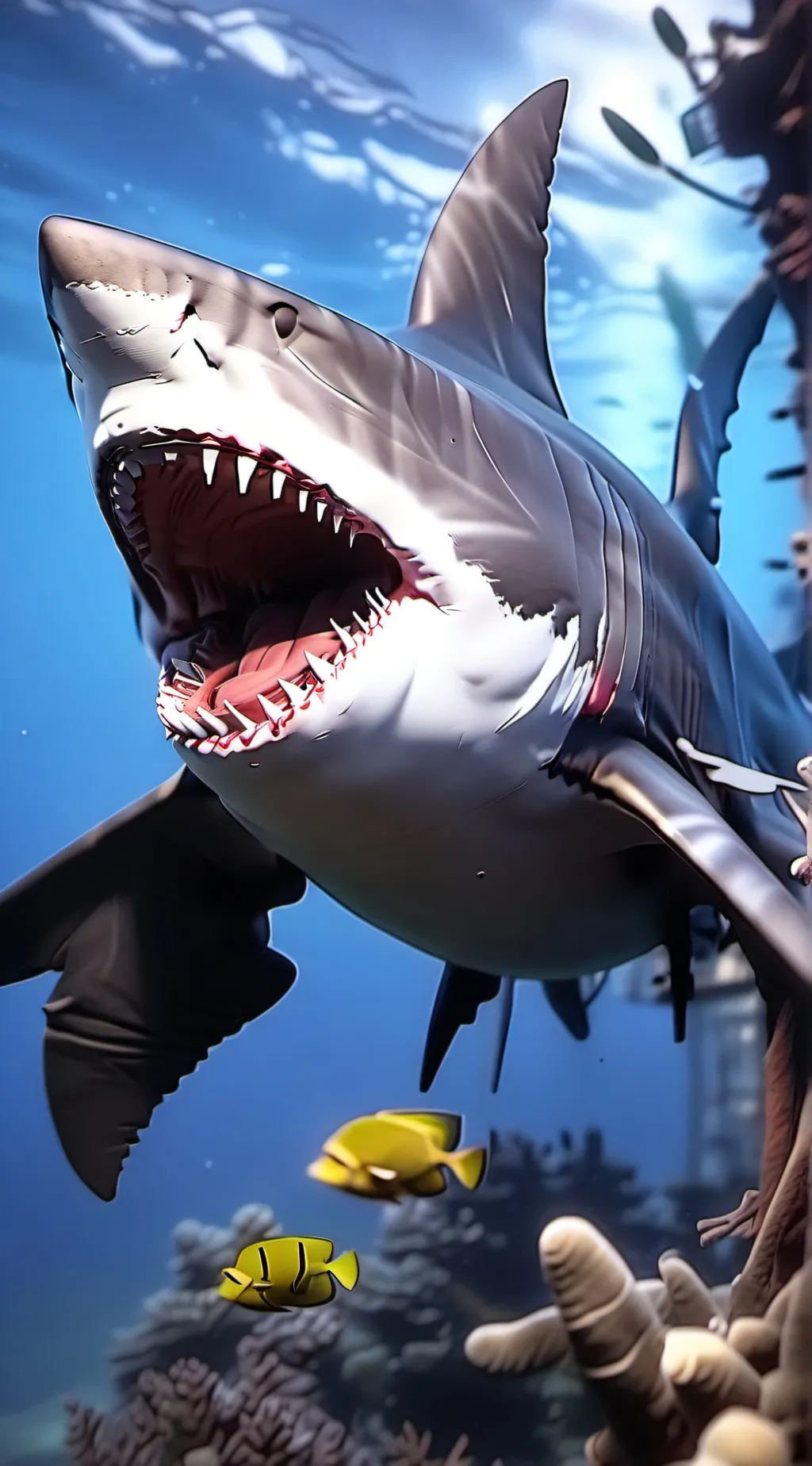 ai character: Sharkey Boi  background