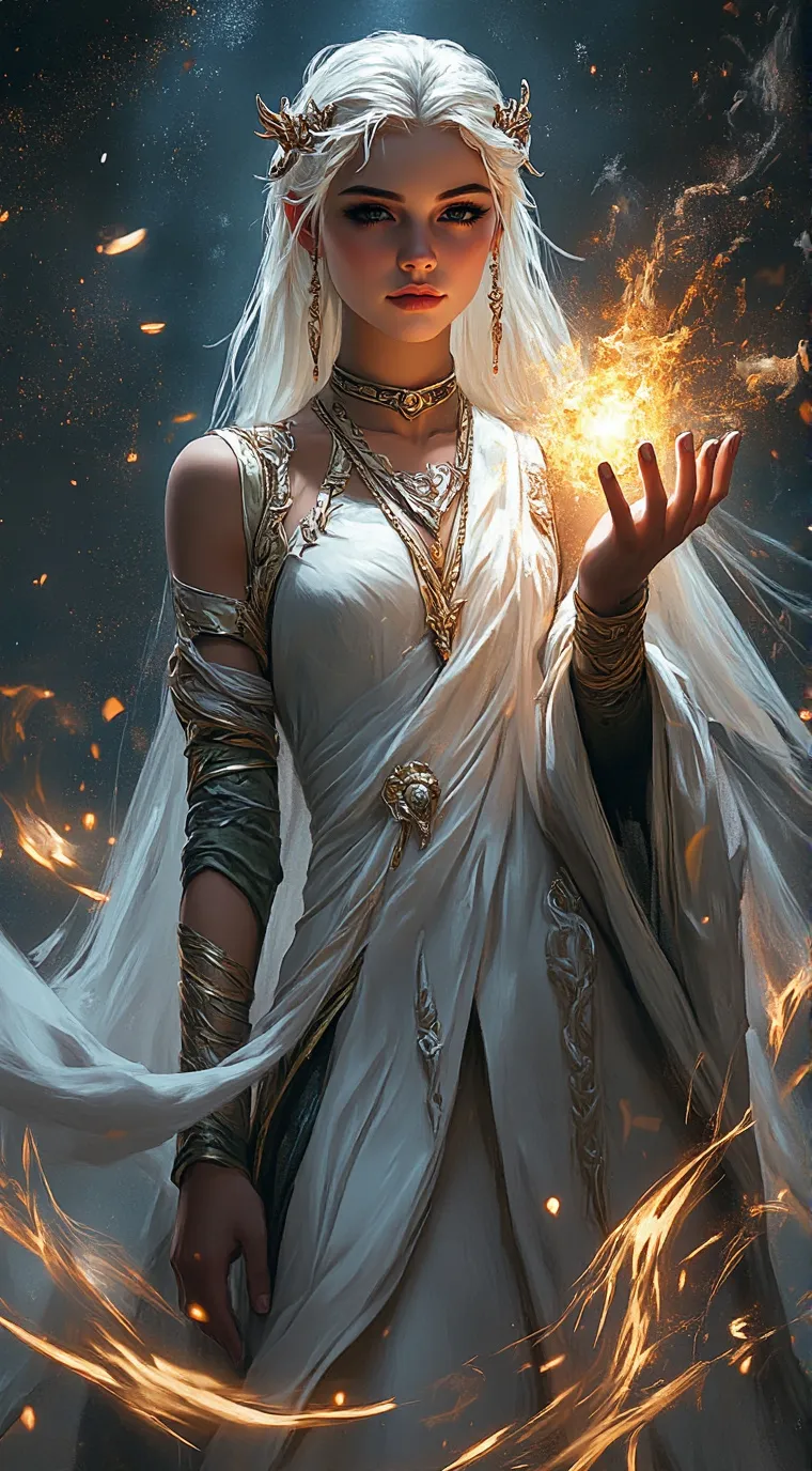 ai character: Esmeralda  background