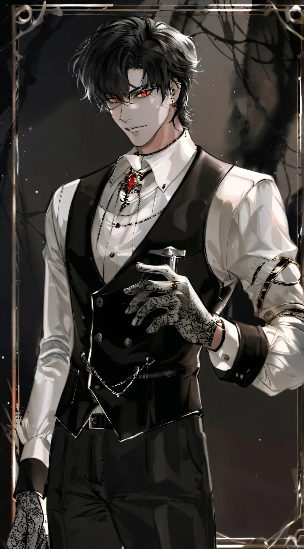 ai character: Xen🎃 background