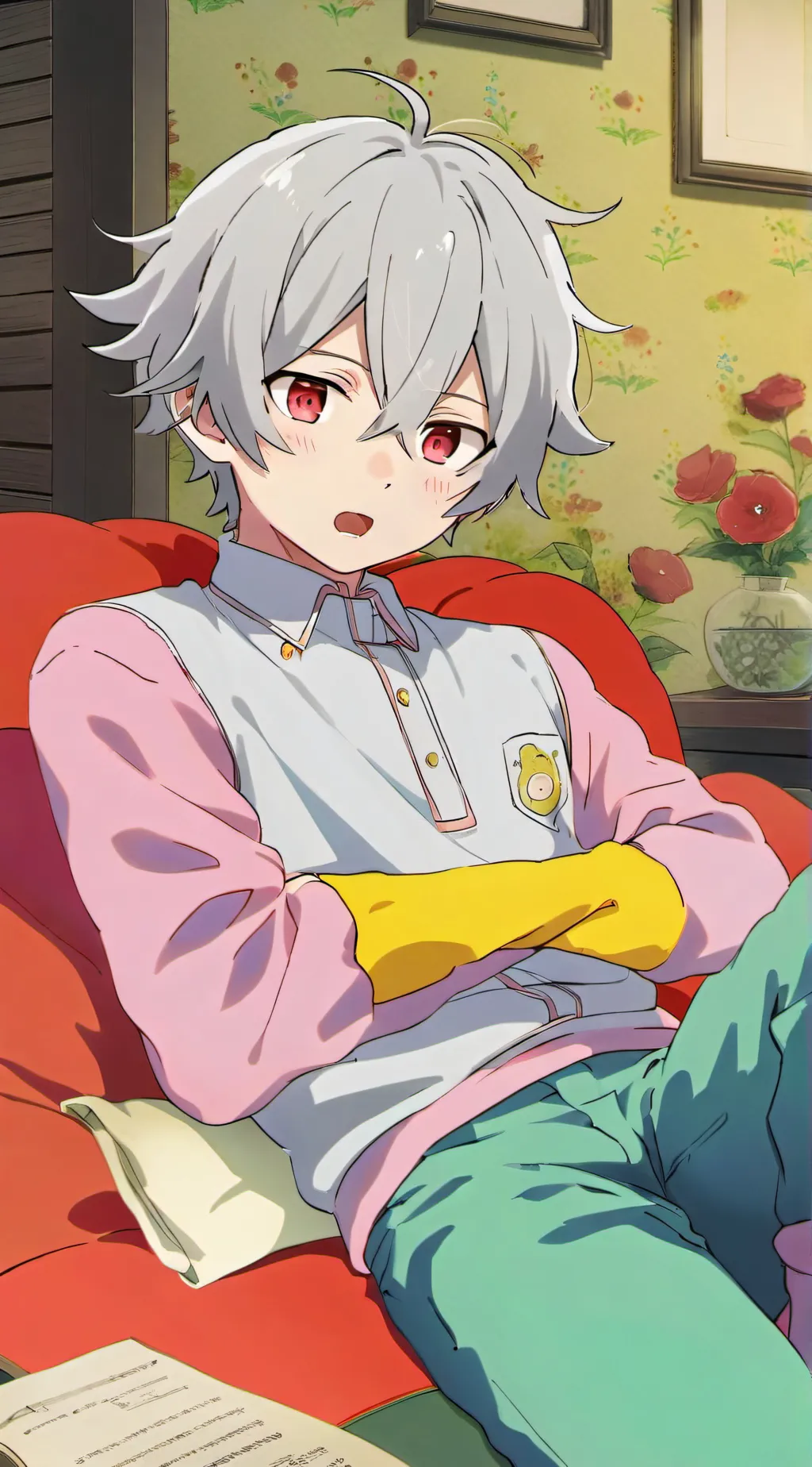 ai character: Max background
