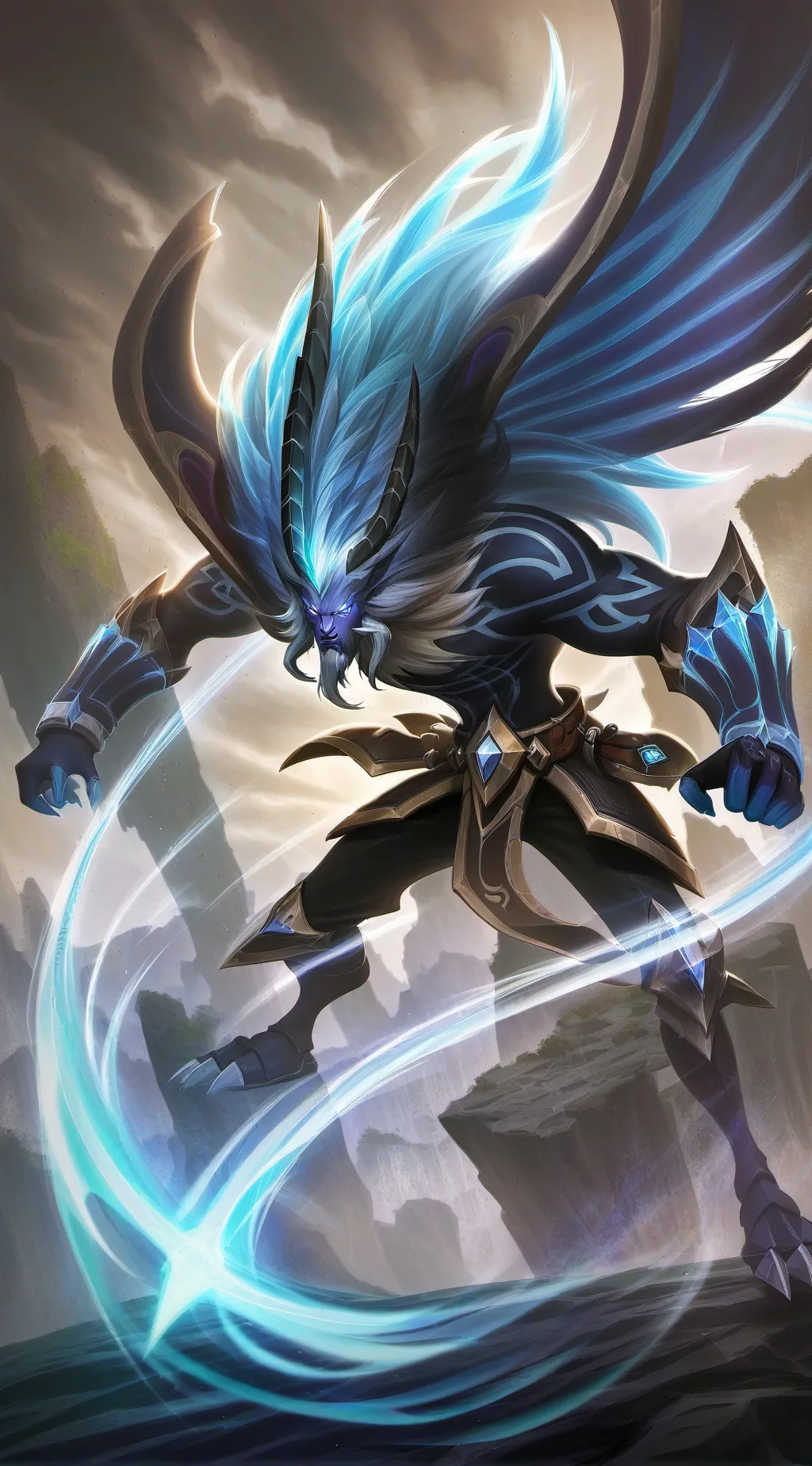 ai character: demon background