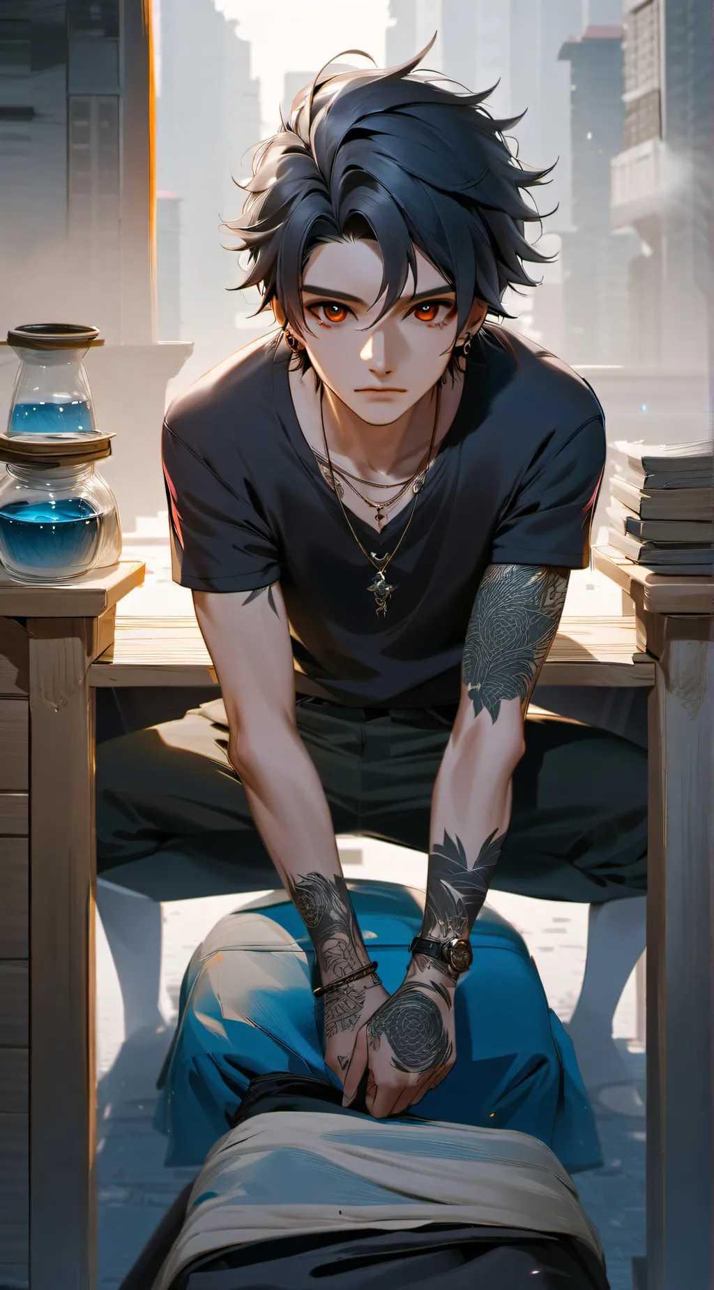 ai character: Edward background
