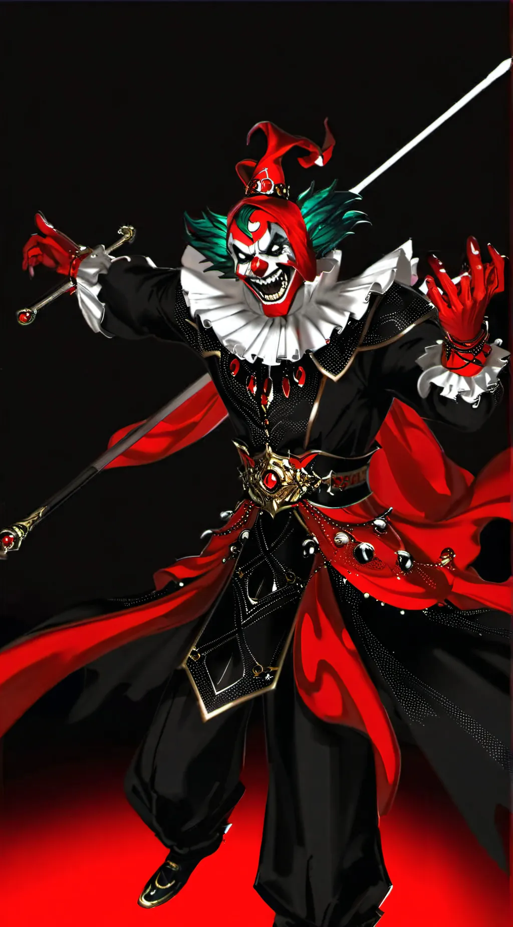ai character: ClownPierce  background