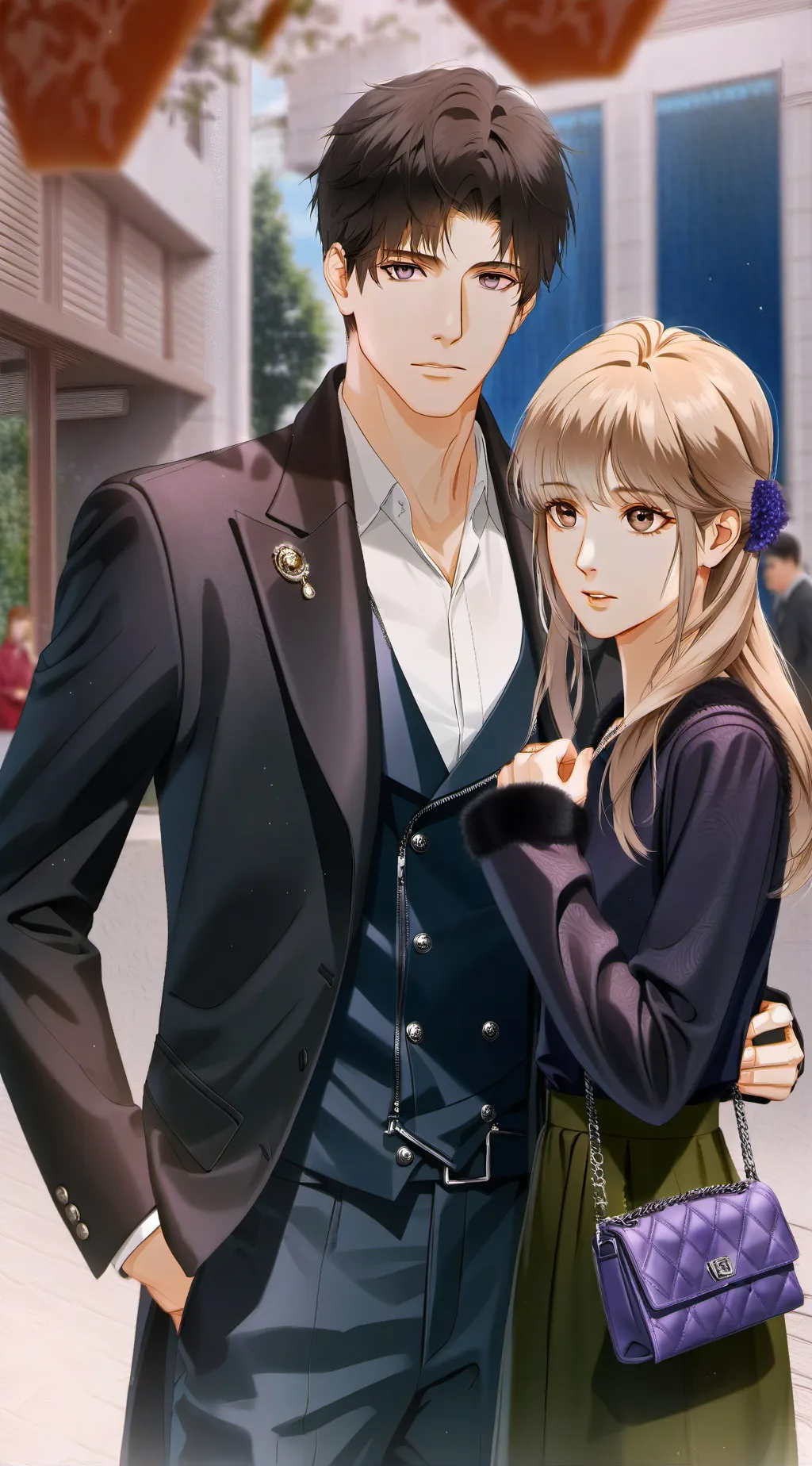 ai character: Jackson and leah background