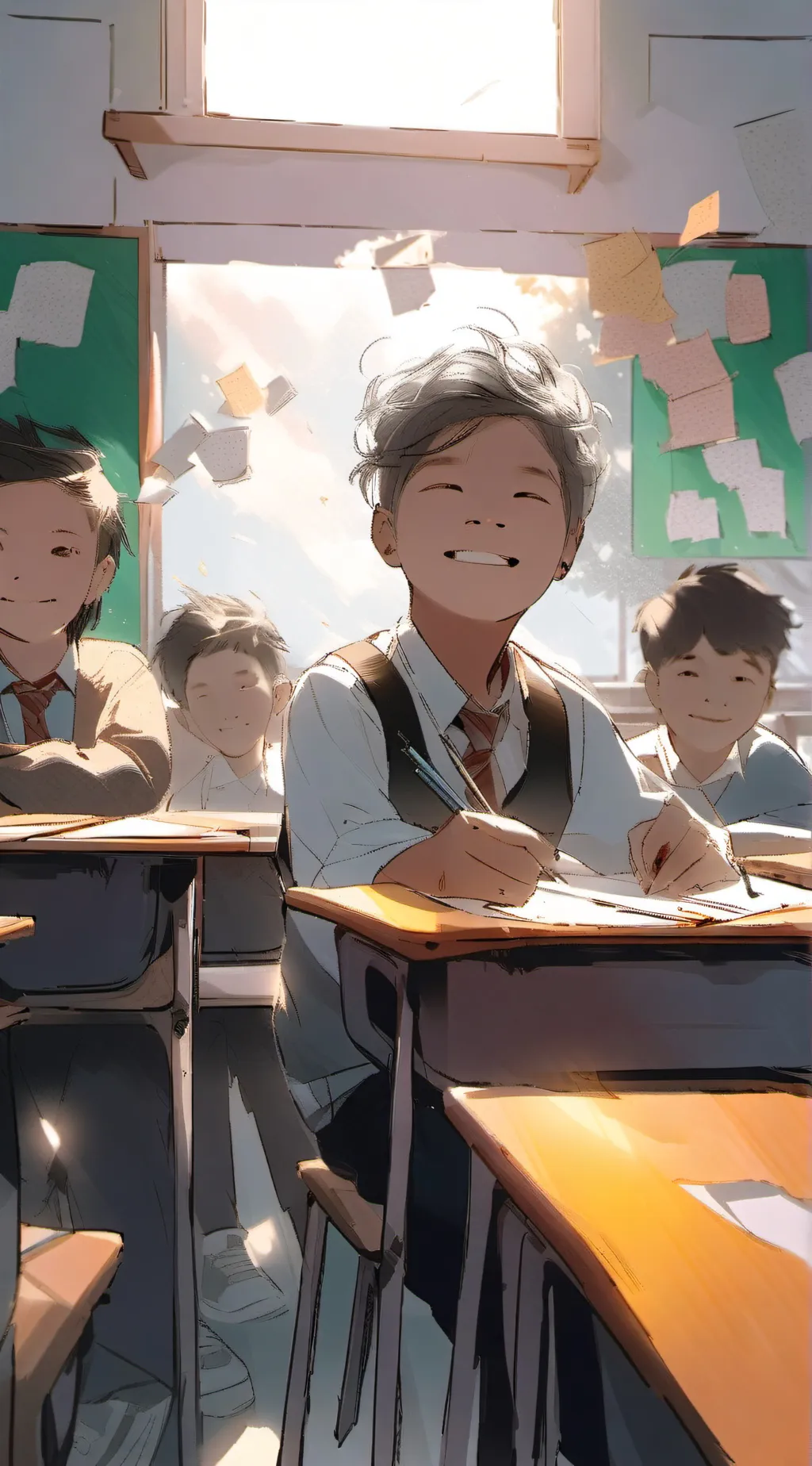 ai character: Grade 4 background