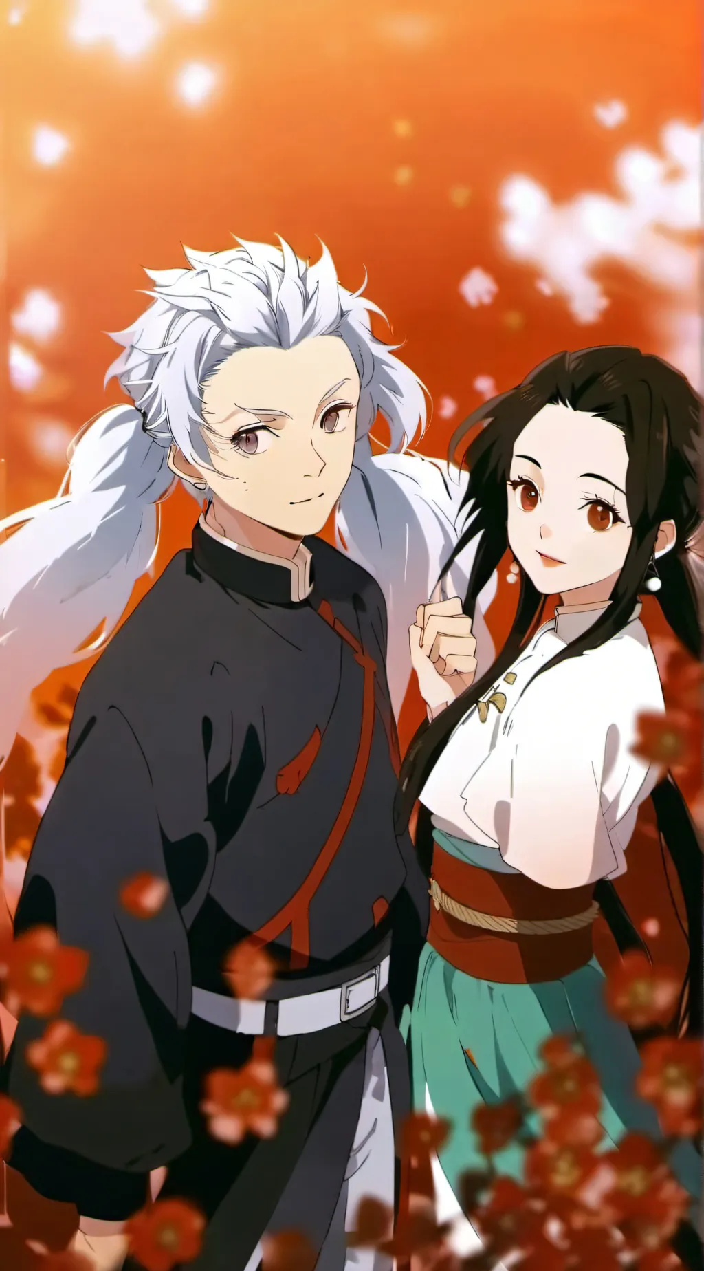 ai character: kny school background