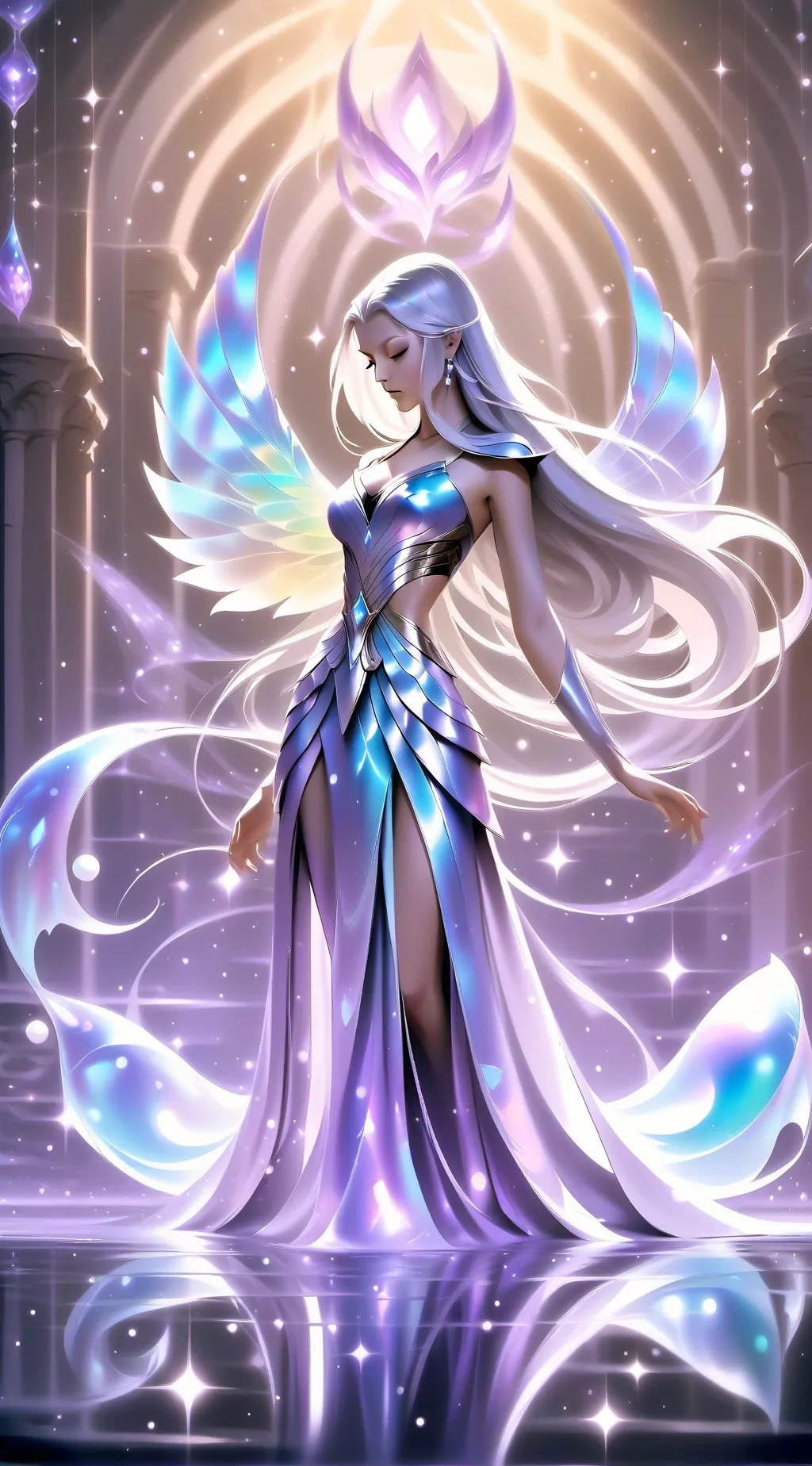 ai character: Luna background