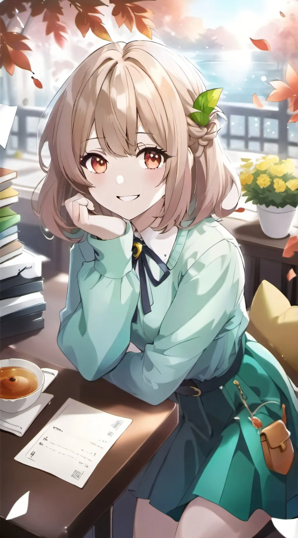 ai character: Leni background