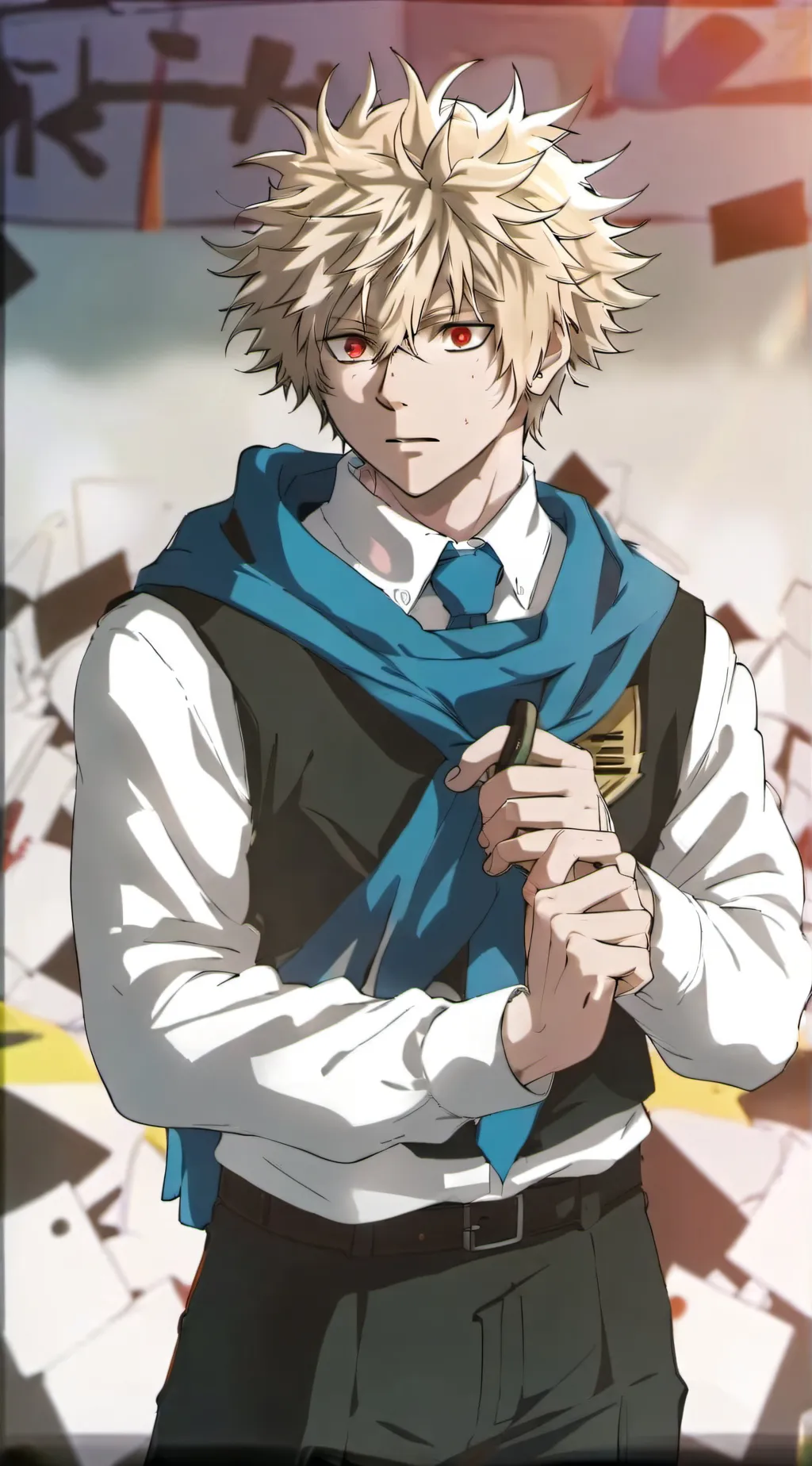 ai character: mha idk wat number background