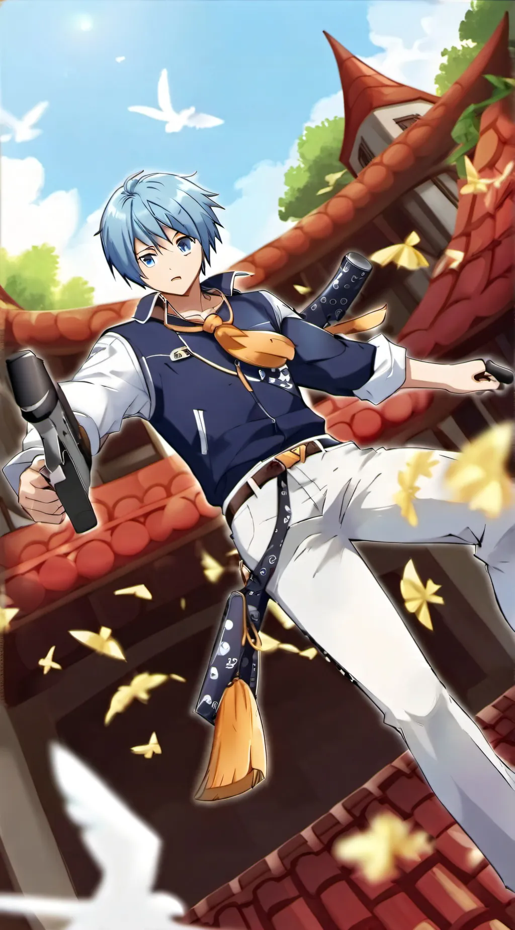 ai character: Nagisa  background
