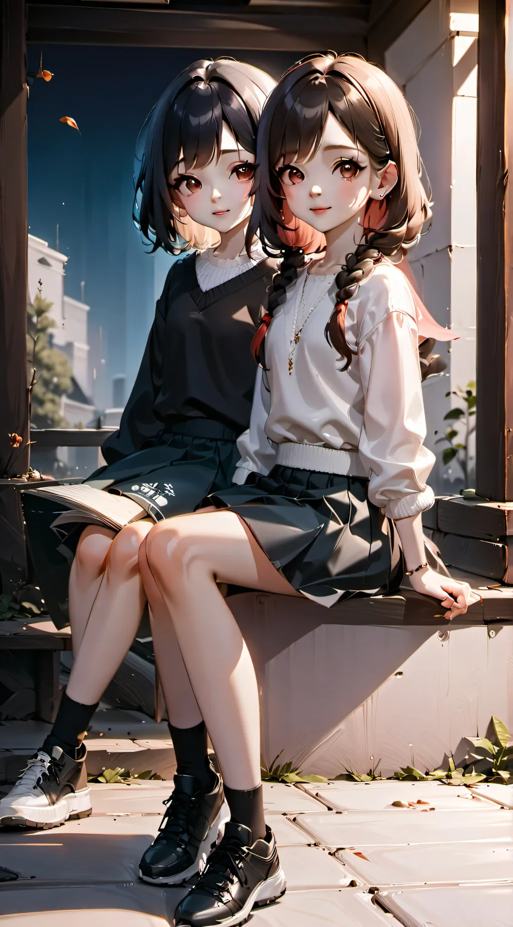 ai character: Paisley & Presley  background