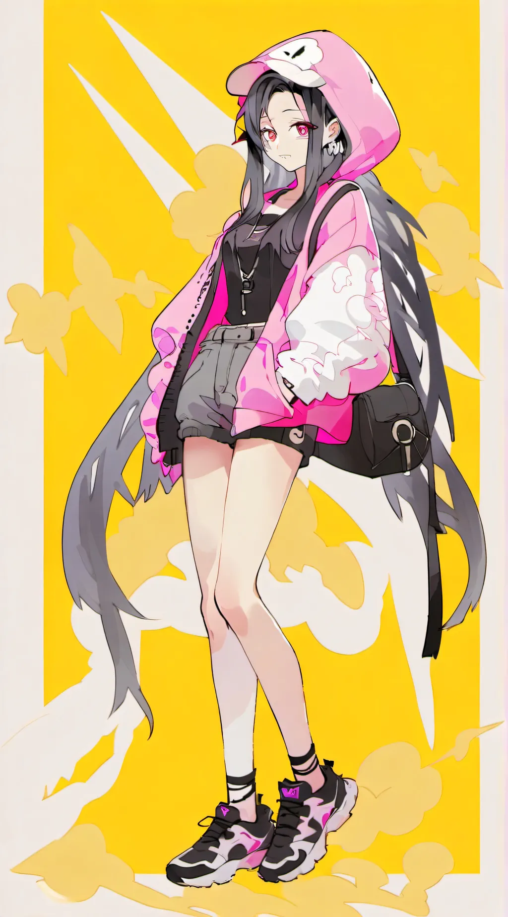 ai character: Sanemi x Kanae background