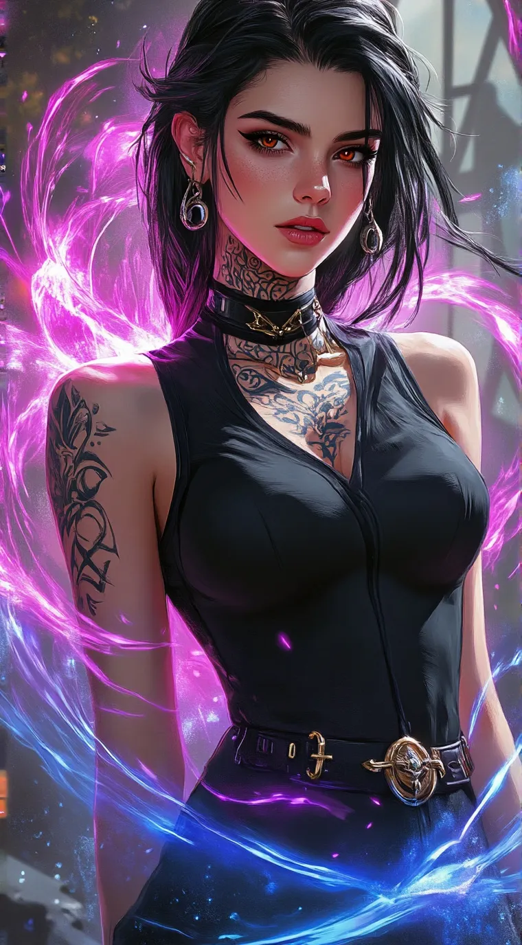 ai character: Raven Blackburn  background