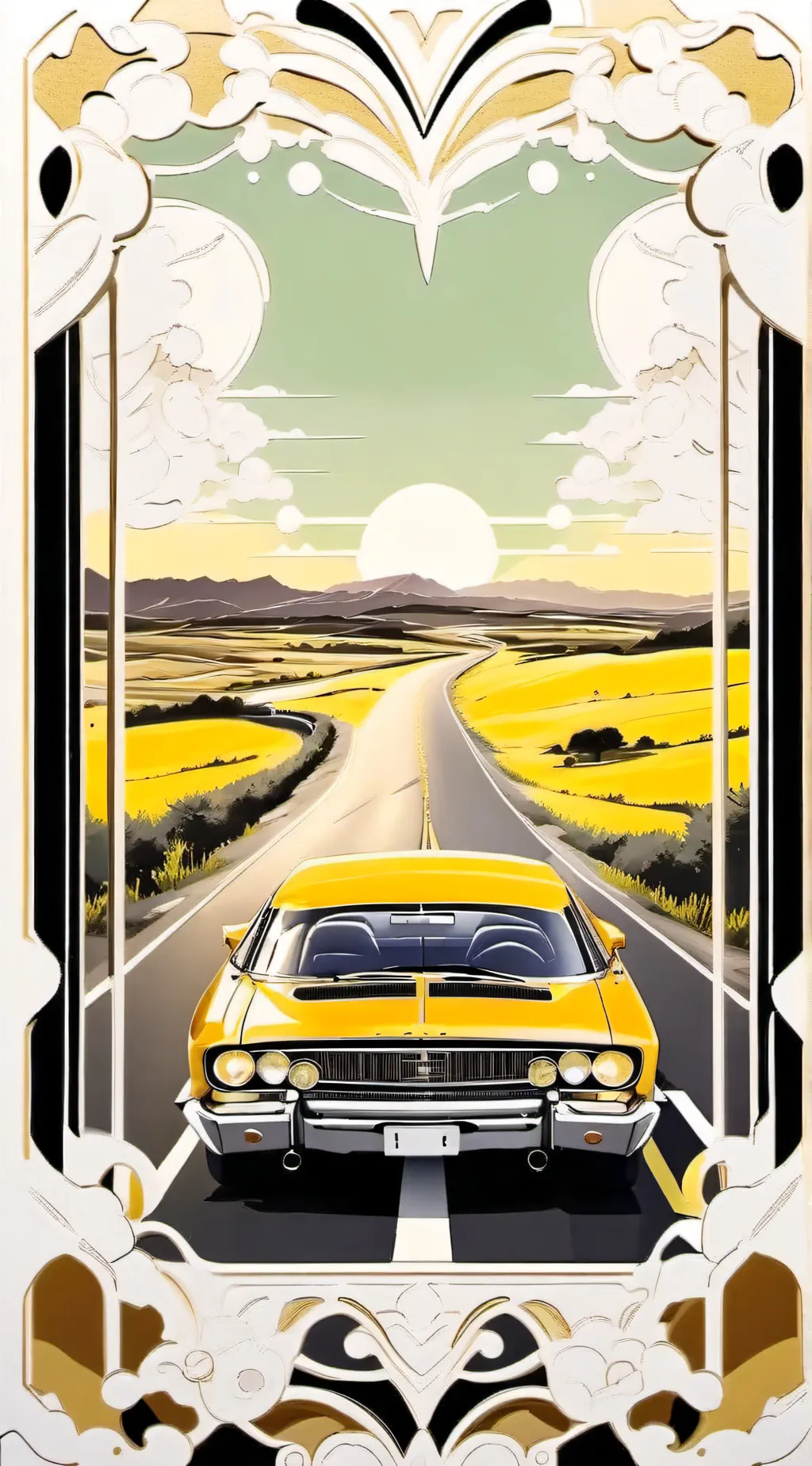 ai character: JJK Roadtrip  background