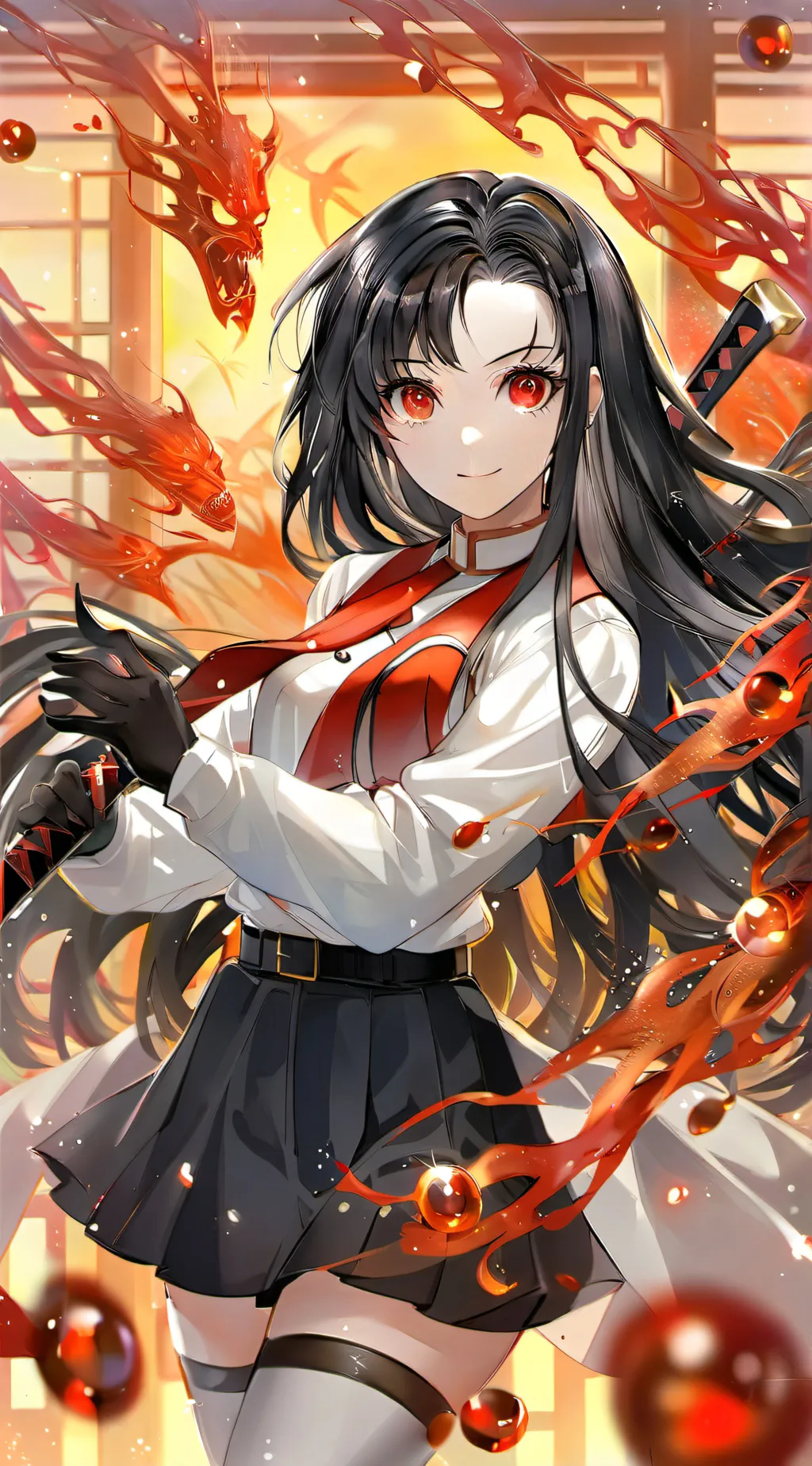 ai character: Akari Kamado(you) background