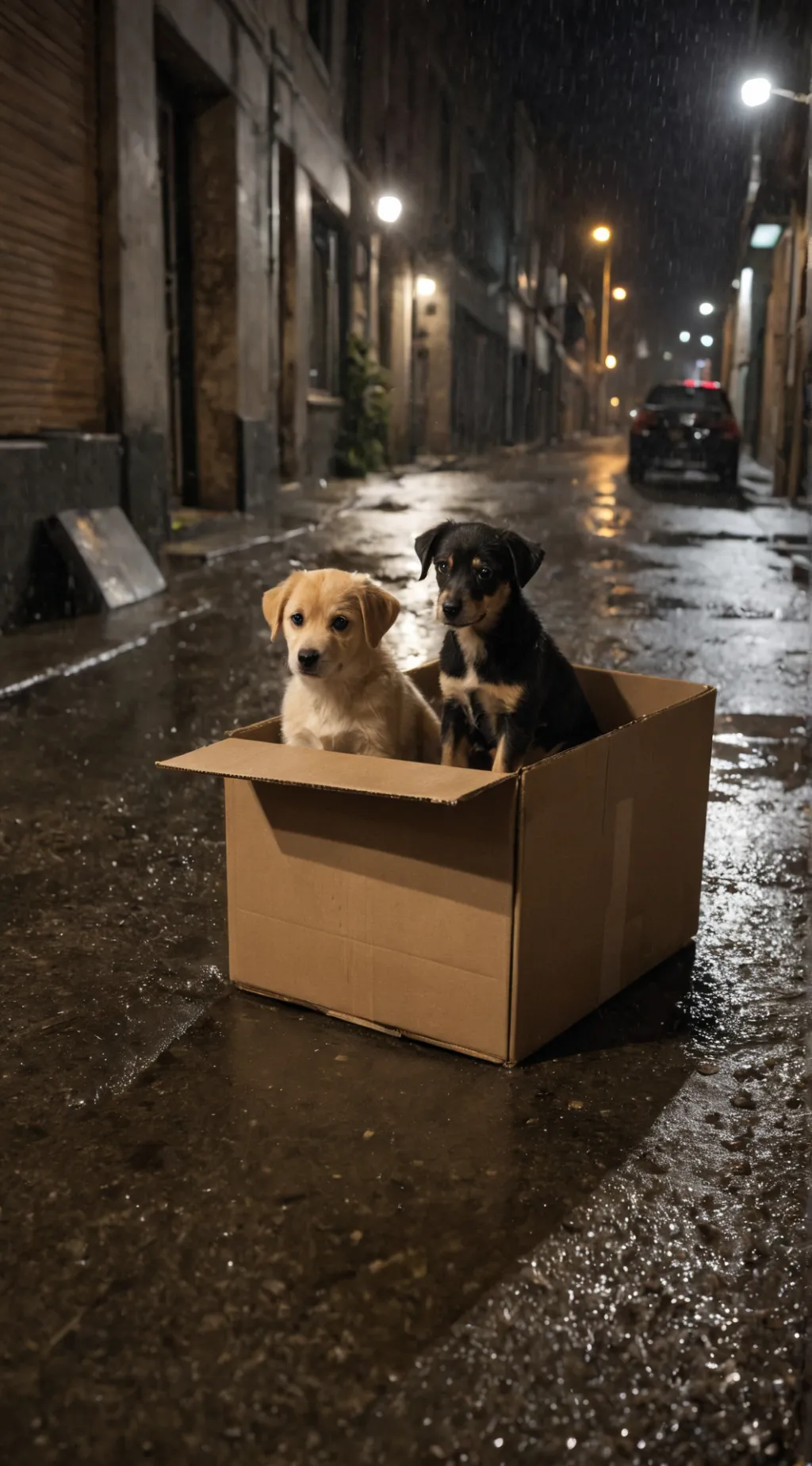 ai character: Free Puppies background