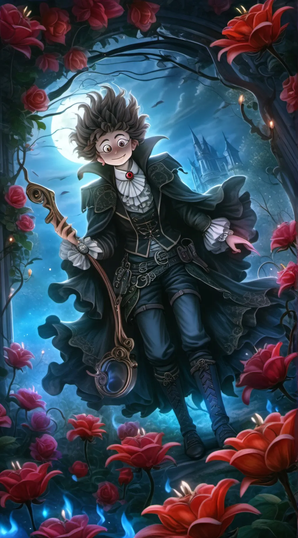 ai character: Hello background