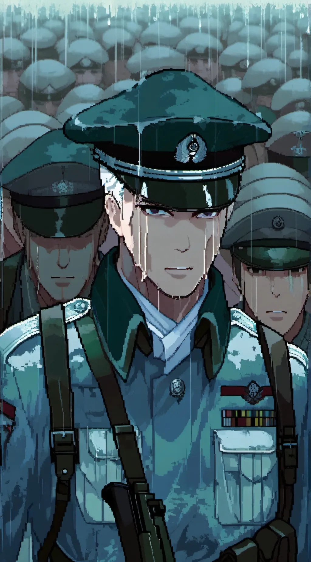 ai character: TRAINING SOLDIERS background