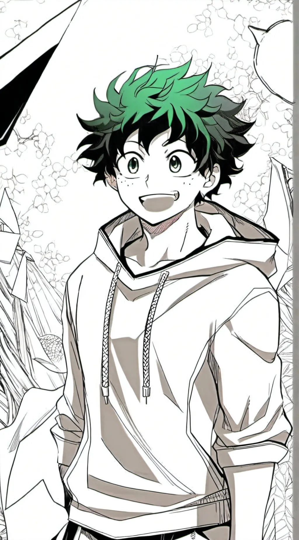 ai character: Deku background